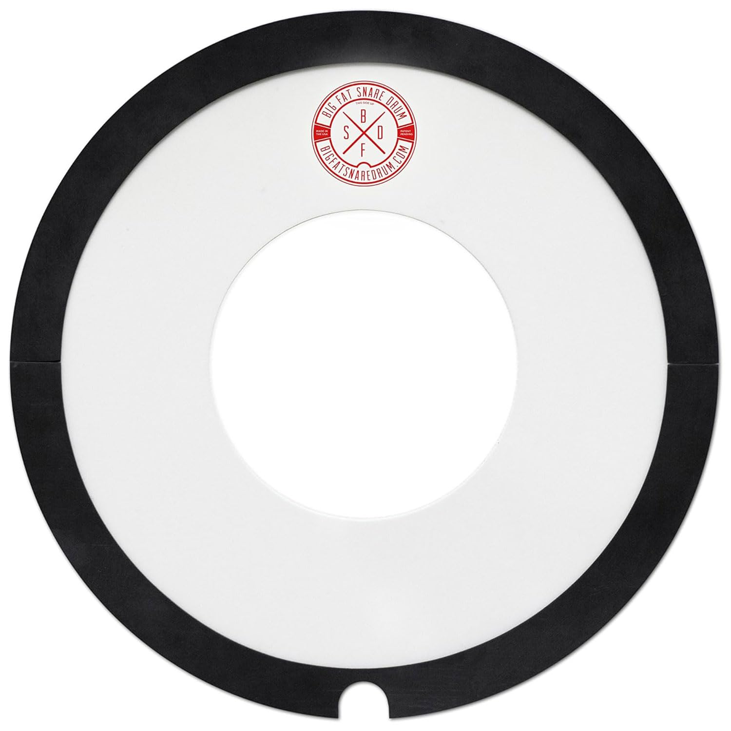 Big Fat Snare Drum - Amortiguador de tambor (14 pulgadas, con baquetas, 1 par)