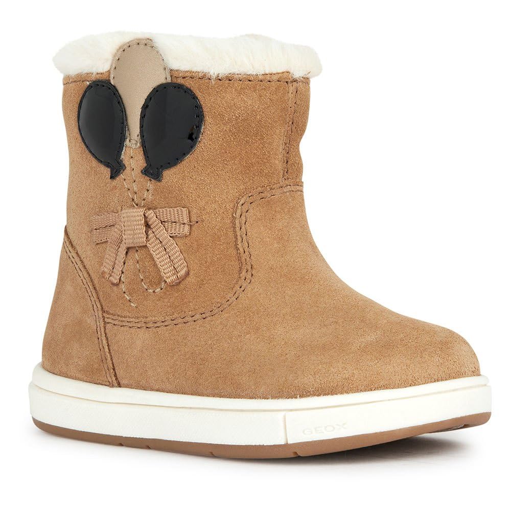 Geox Baby Girl's Trottola 11 (Toddler) Whisky/Black 22 (US 6.5 Toddler) M