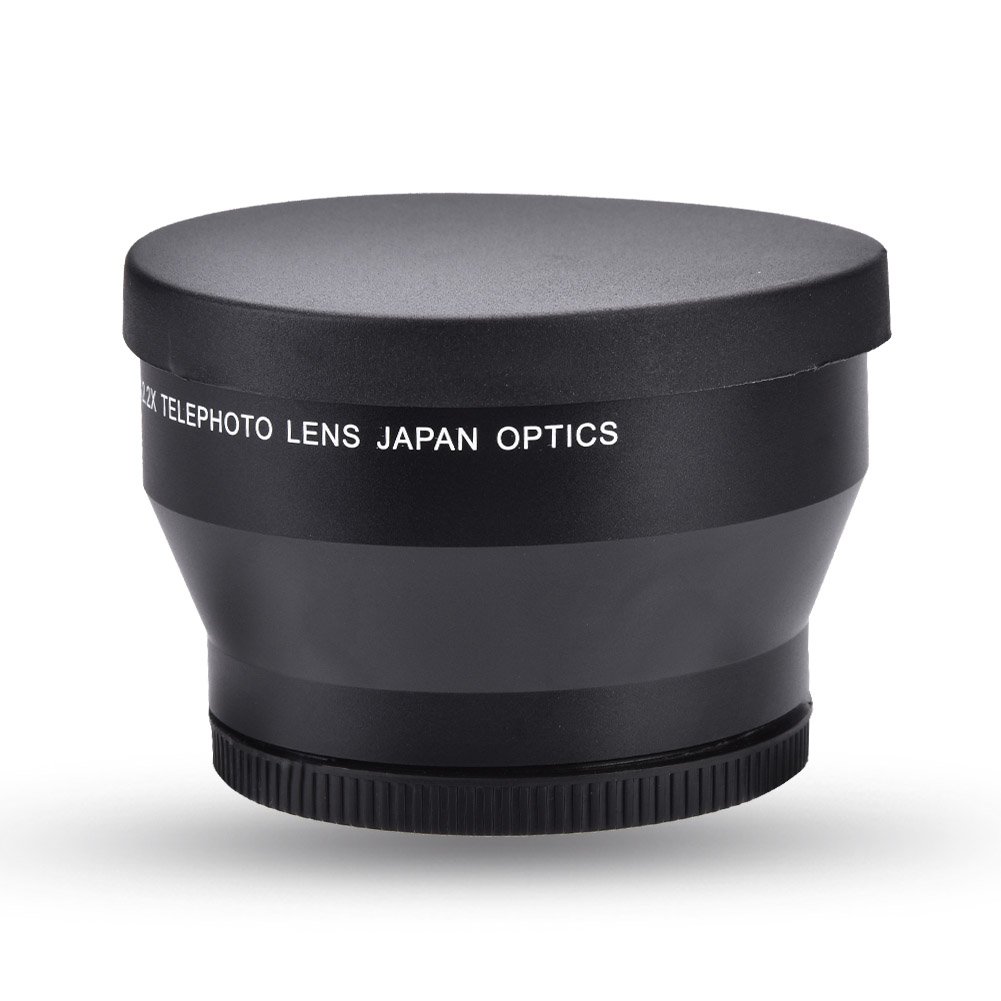 Yctze Lentille de caméra, Extenseur de lentille de caméra 67MM 2.2X Téléconvertisseur de caméra Téléobjectif Universel pour appareils Photo Reflex et appareils Photo numériques