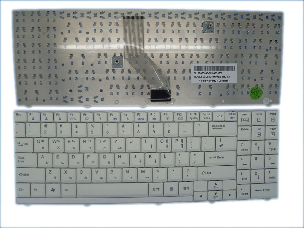 Laptop Keyboard For LG P1 P2 S1 Korea KR White