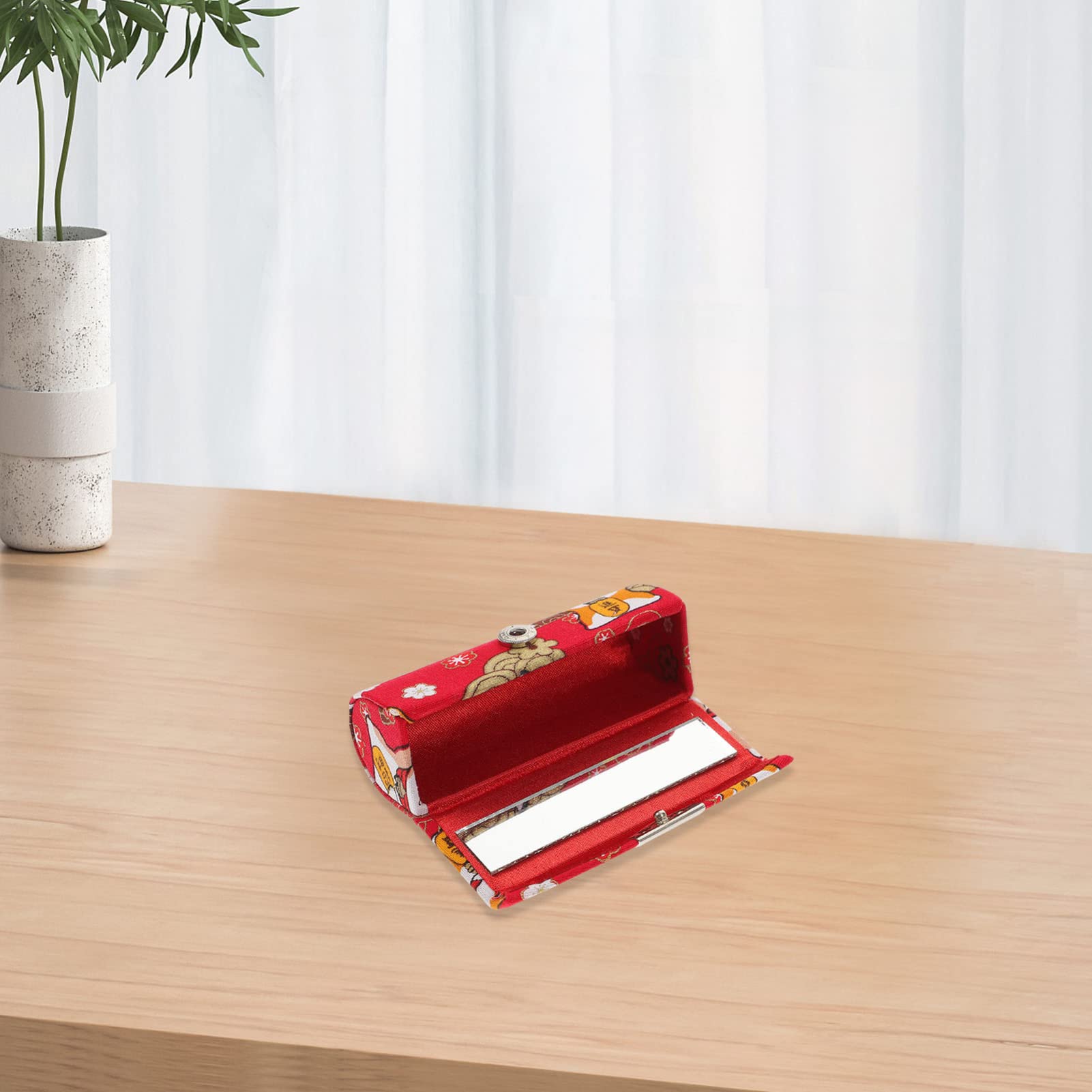 Amazon.co.jp: リップケース 口紅ケース ミラー付き 1本入れ 口紅