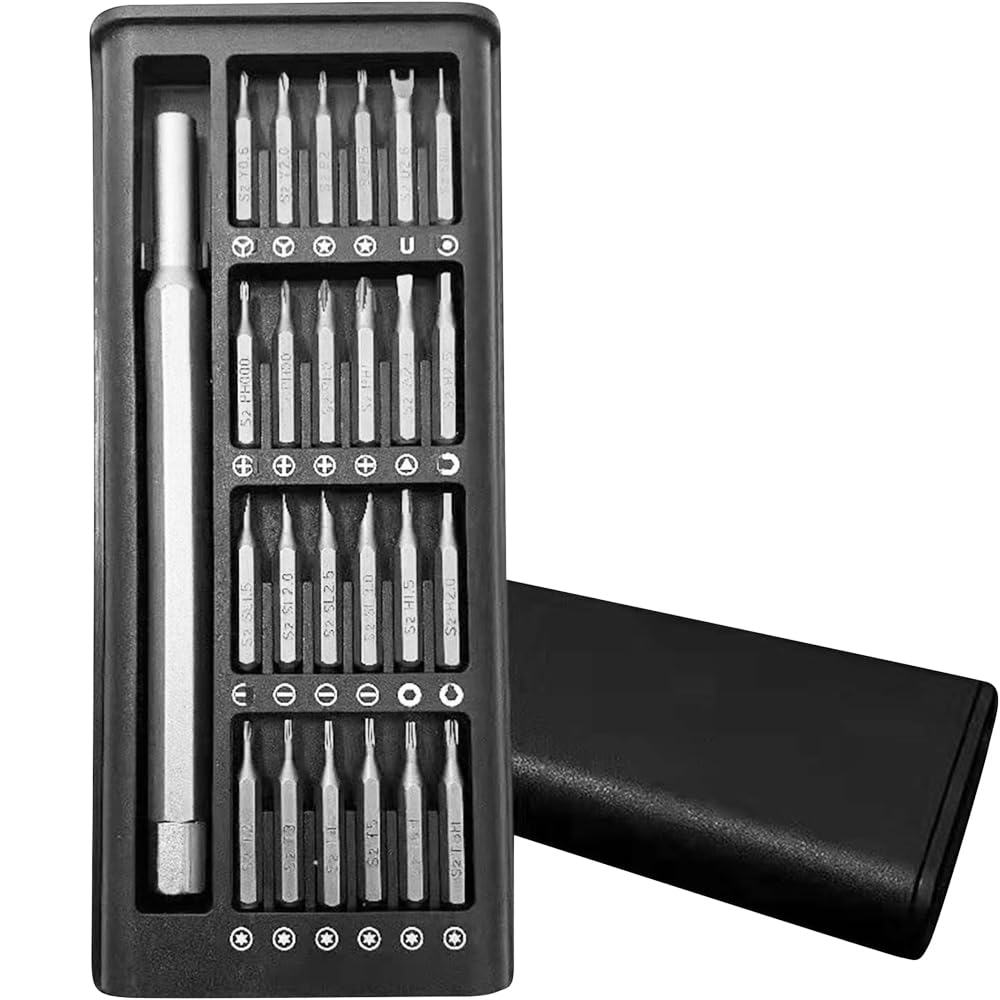 Photo 1 of 25-in-1 Multi-Function Precision Screwdriver Set, Durable, Uncharged - for Mobile Phone & Tablet Repair