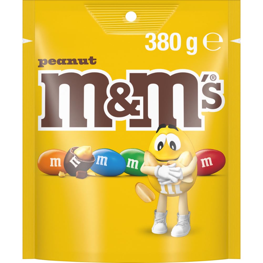 M&M's Peanut Chocolate Share Bag 380g - 380 g (Pack of 1)