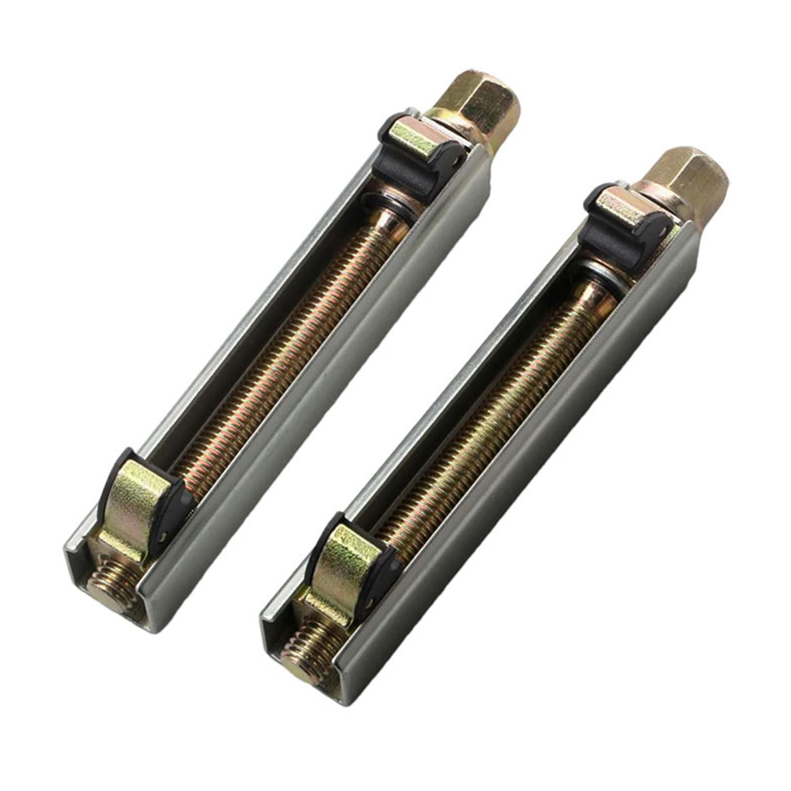 2Pcs Metal Construction Spring Compressors for Heavy Duty Motorcycle and ATVs Shock Absorbers Maintenance Motorcycle Shock Spring Compressor Tool
