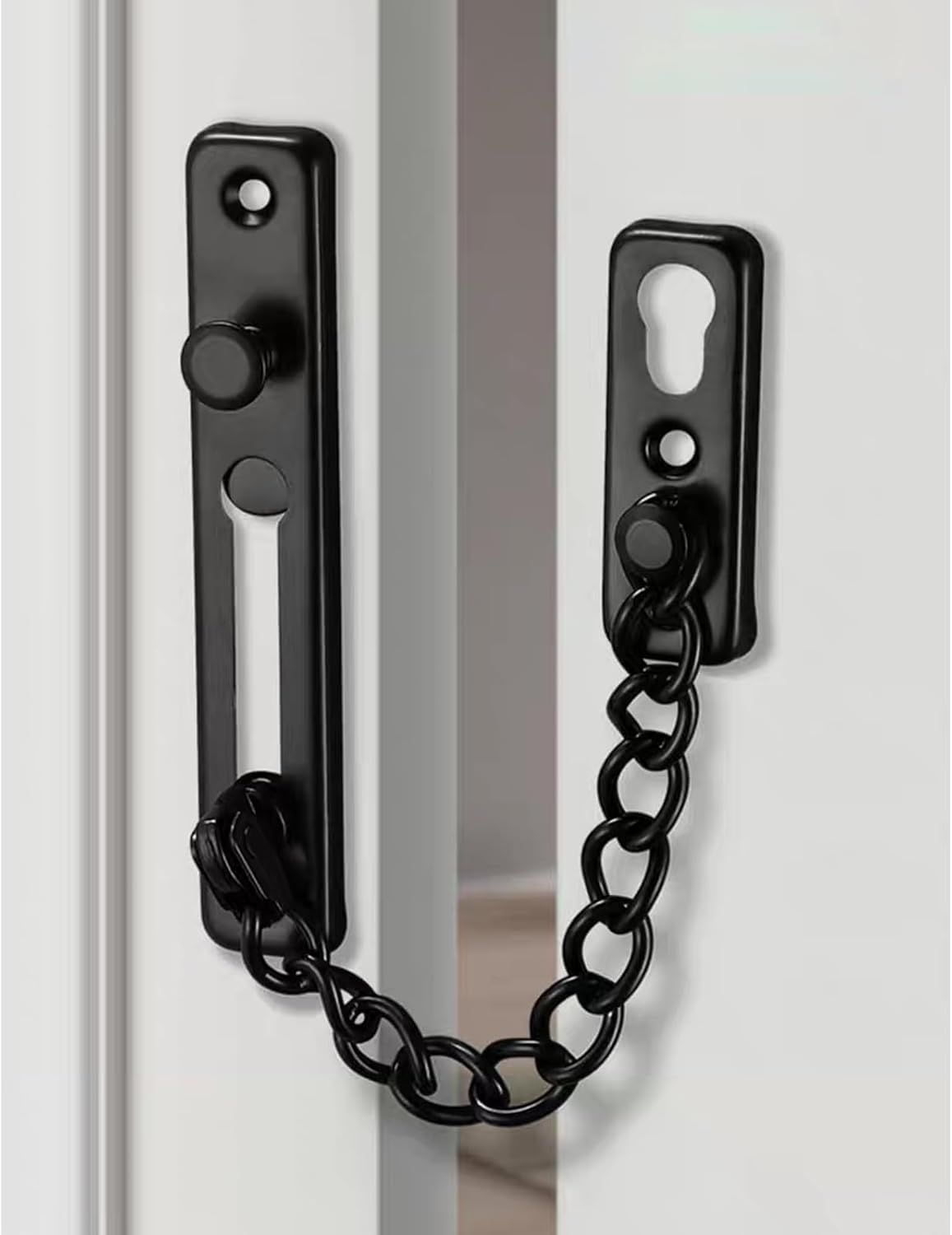 DRUCILA 90 Degree Flip Barn Door Lock,Protect Privacy-Security Gate Latch, Hook Lock Latch for Barn, Sliding Door Antique Lock Gate Latches Wine Cabinet Closet Door Latches.(Black Corner Door Lock) — Amazon image 10