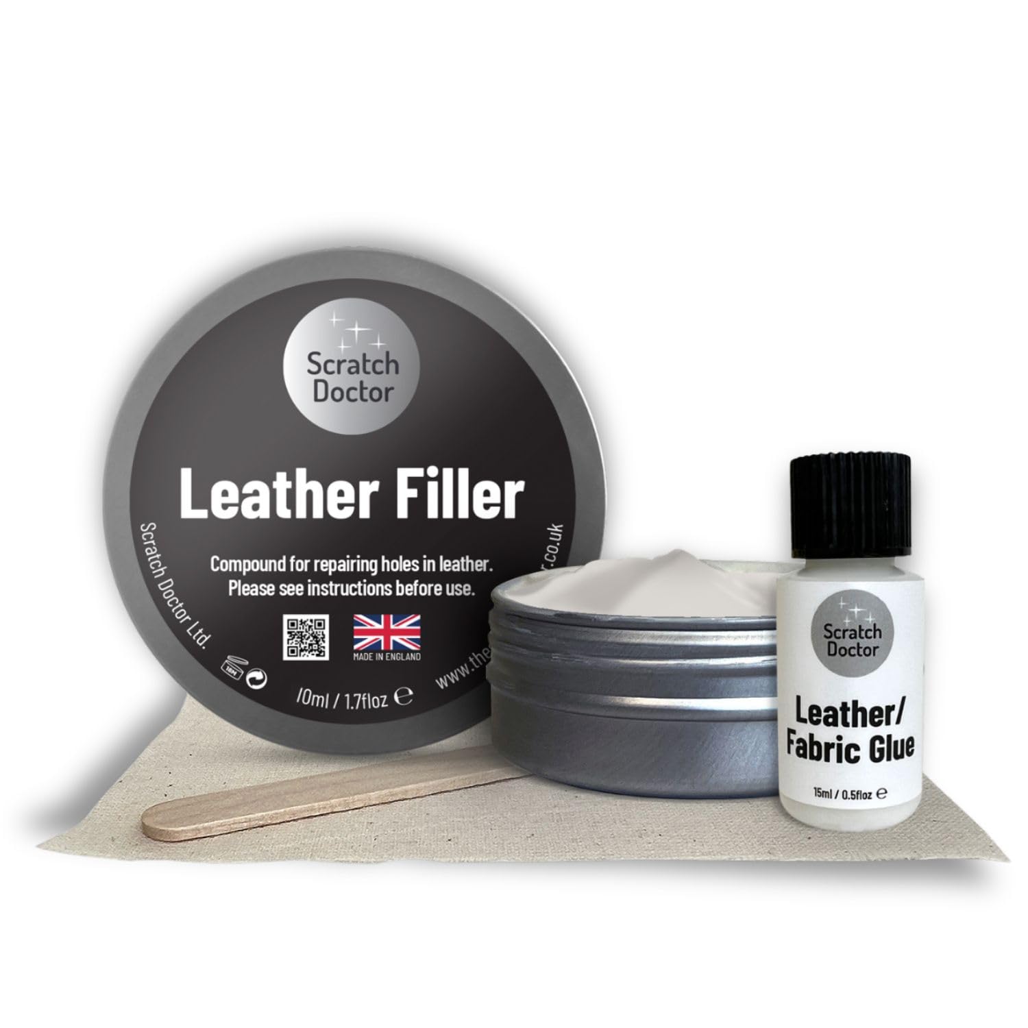 Stucco Per Pelle, Kit Professionale Di Riparazione In Pelle Fai-da - Foto 4