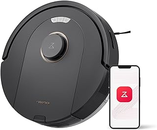 roborock Q5 Pro Robot Vacuum and Mop Combo, DuoRoller Brush, 5500Pa Suction, LiDAR Navigation, Robotic Vacuum Cleaner with...