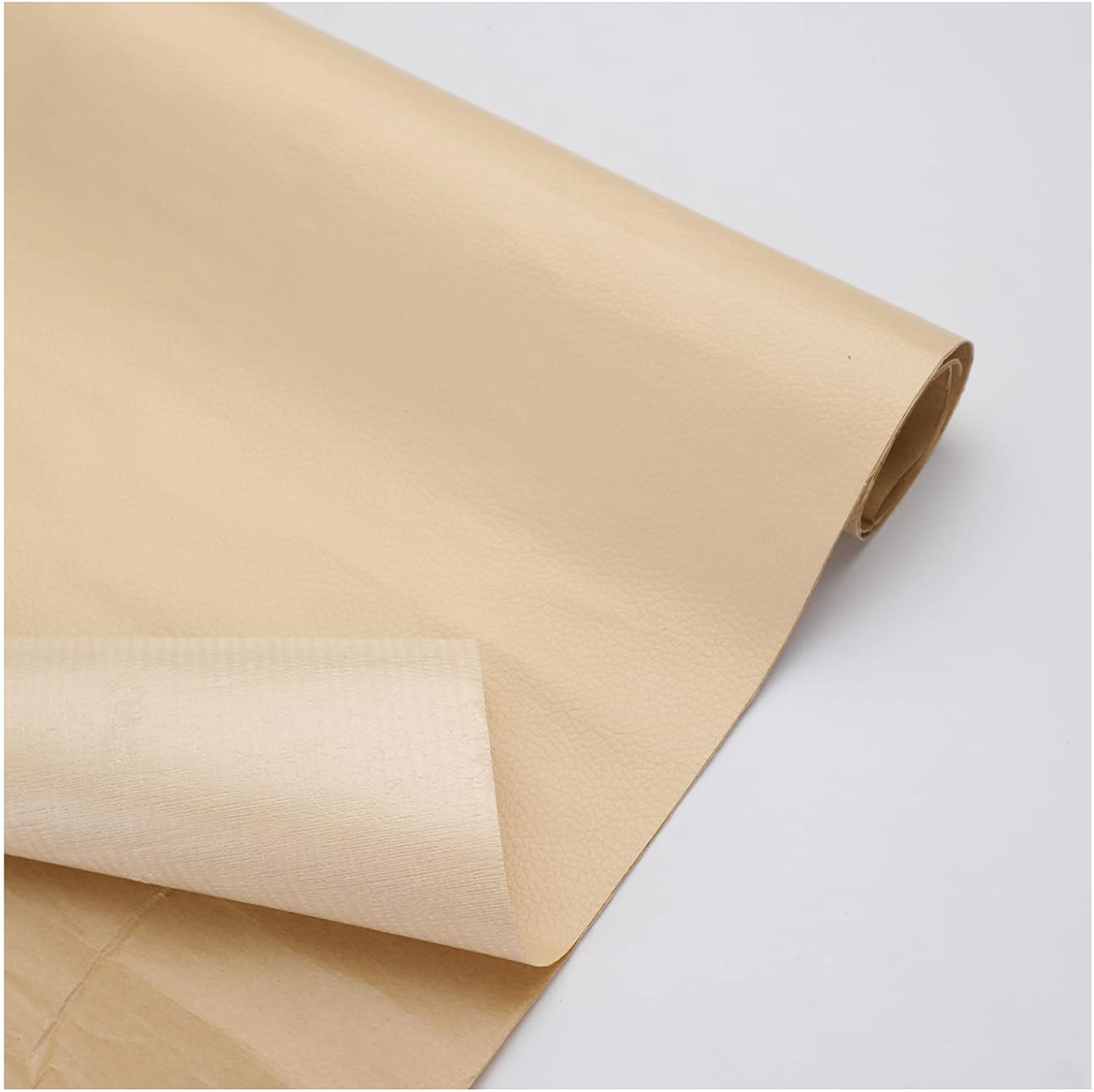 19 Colors Large Leather Repair Patch Self Adhesive Leather Patch Kit Faux Leather Repair Patch for Couches Car Seat Chair 135cm（54inch ） Wide Sold by The 0.5meter(Color:Rice White)