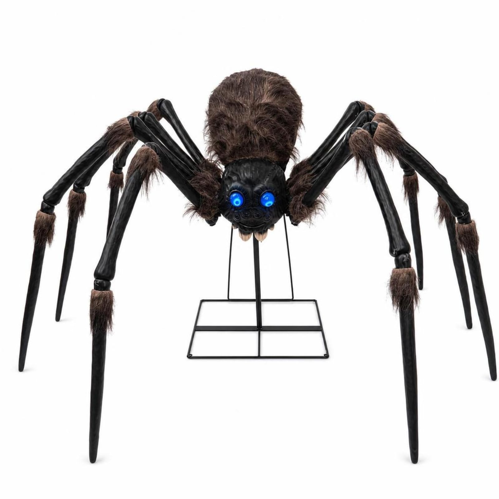 Baoblaze Araignée Animée Géante avec Alimentation Fiable et Construction Robuste pour Effet Surprenant Convient pour Porche Pelouse Décoration Extérieure