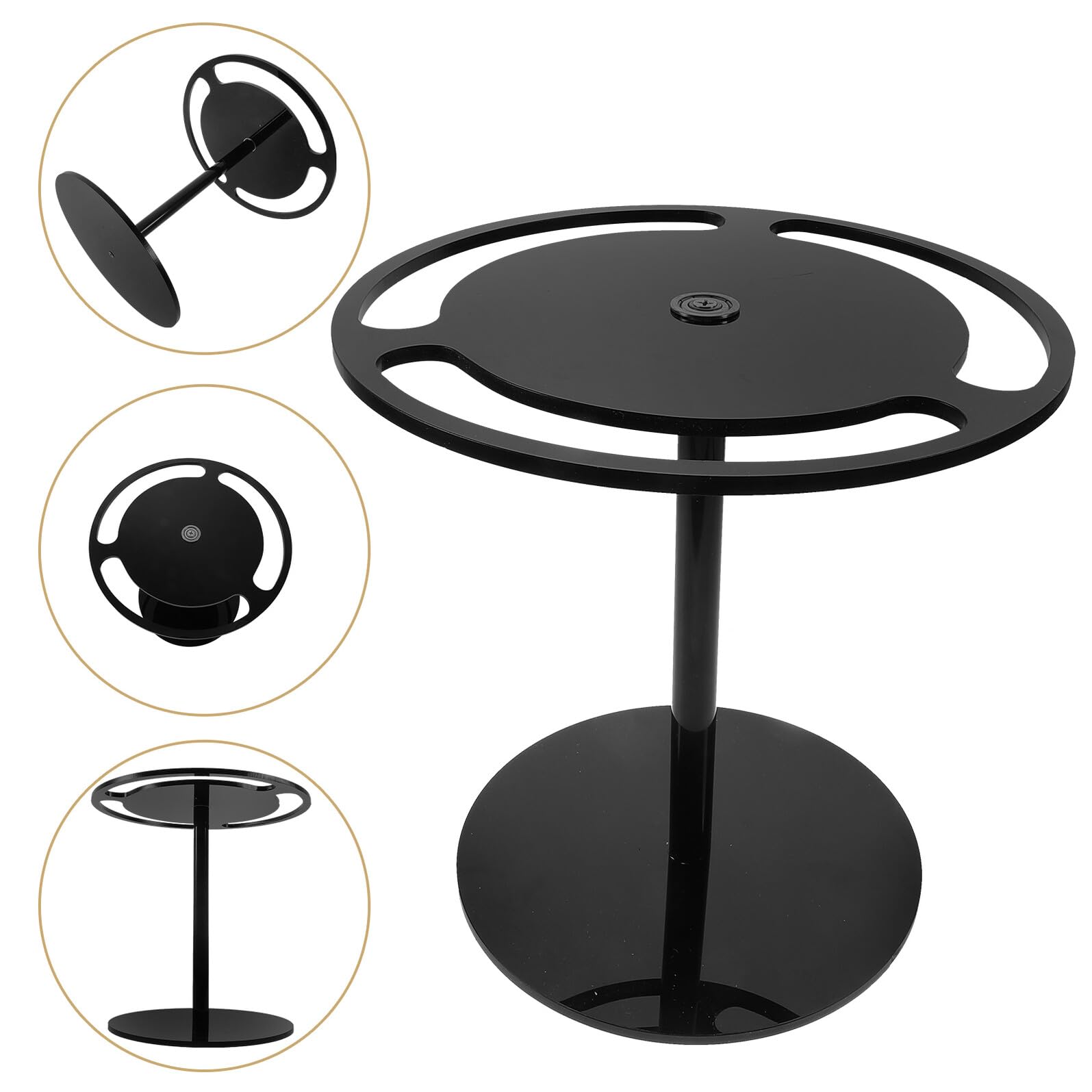 IMIKEYA Expositor de Gafas Giratorio para Gafas de Sol Soporte de Escritorio de Acrílico Hogar Oficina y Tienda