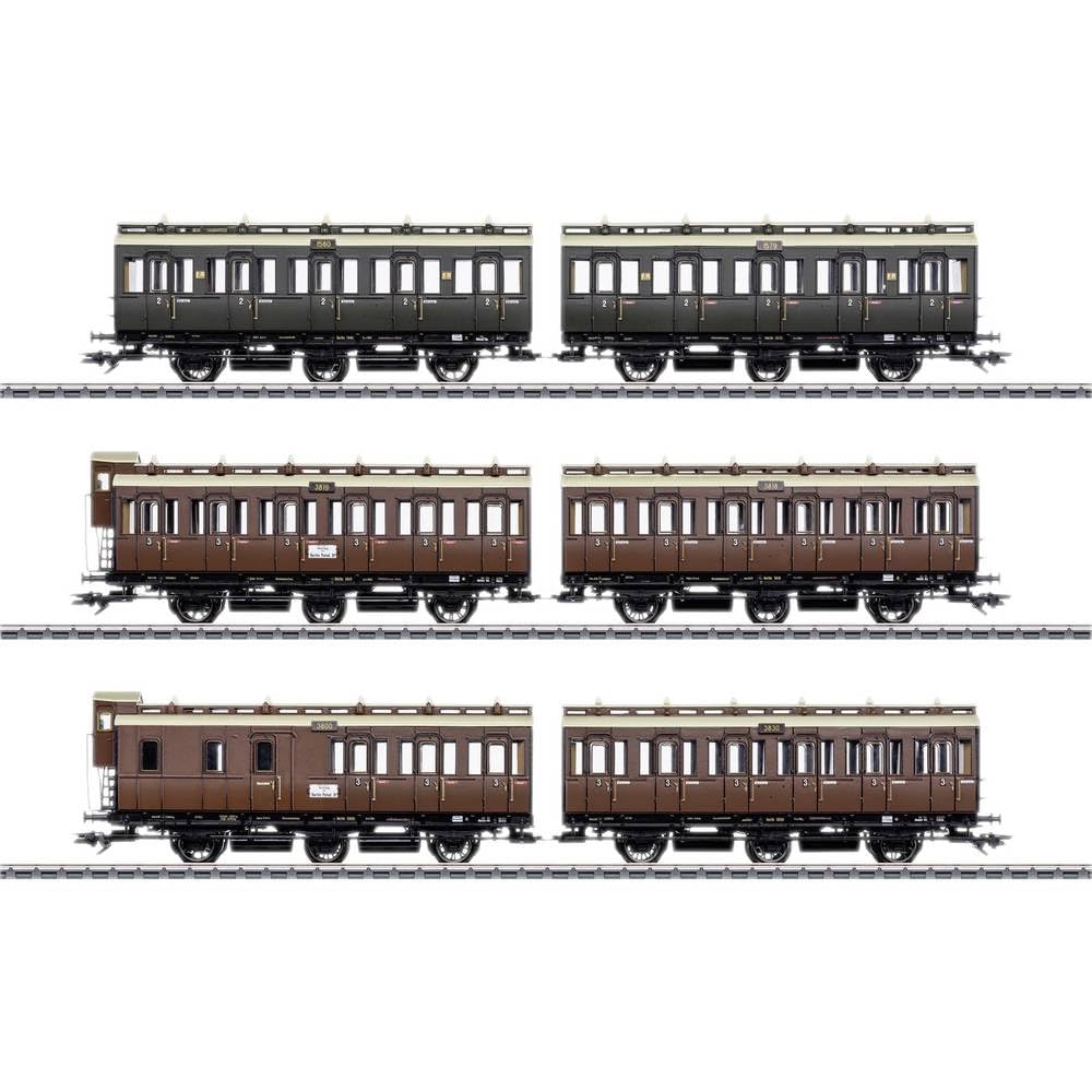 Märklin 42047 set de 6 wagons de service H0 KPEV avec diversité de modèles