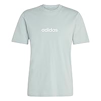 adidas Homme Essentials Linear Single Jersey Tee, Wonder Sage/White