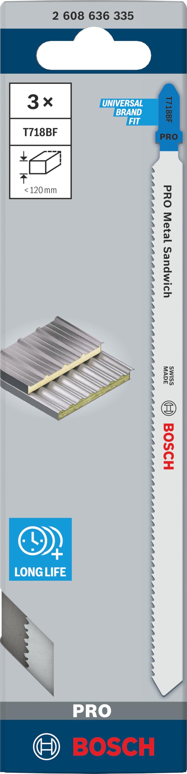 25 Lame Seghetto T118G TopsTools - Per Metallo Sottile E Lamiera