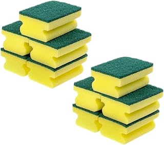 VILLFUL 10pcs Clean -Scratch Dish Sponge Scrubber Scrubber Kitchen Supplies Sponge mat Scrub pad Frosted sponges Kitchen wash The Dishes Pot Cleaning Scrub Sponge