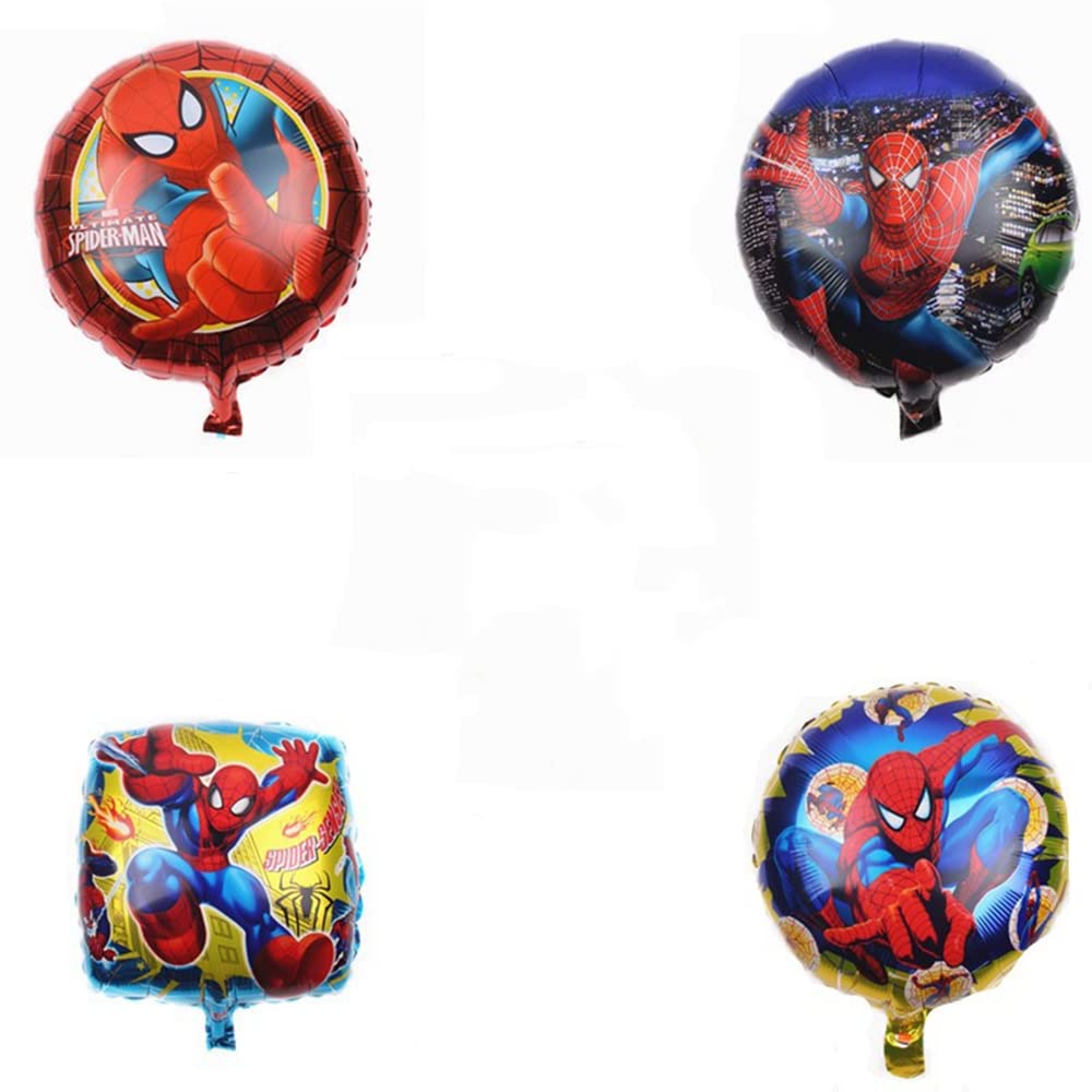 YiYaO Superhero Decoration Balloons, Superhero Party Balloons, 8 Pieces, Superhero Foil Balloons, Aluminium Foil Balloons for Superhero Bar, Home Decoration Supplies