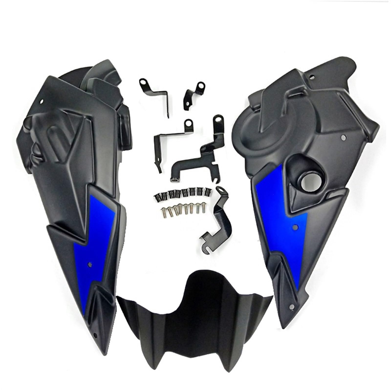 Front Bumper Splitter dachowy Pasuje do Yamaha MT07 FZ07 2014-2020, silnika spojlera, osłony podwozia, dolnej nadwozia, zestawu akcesoriów
