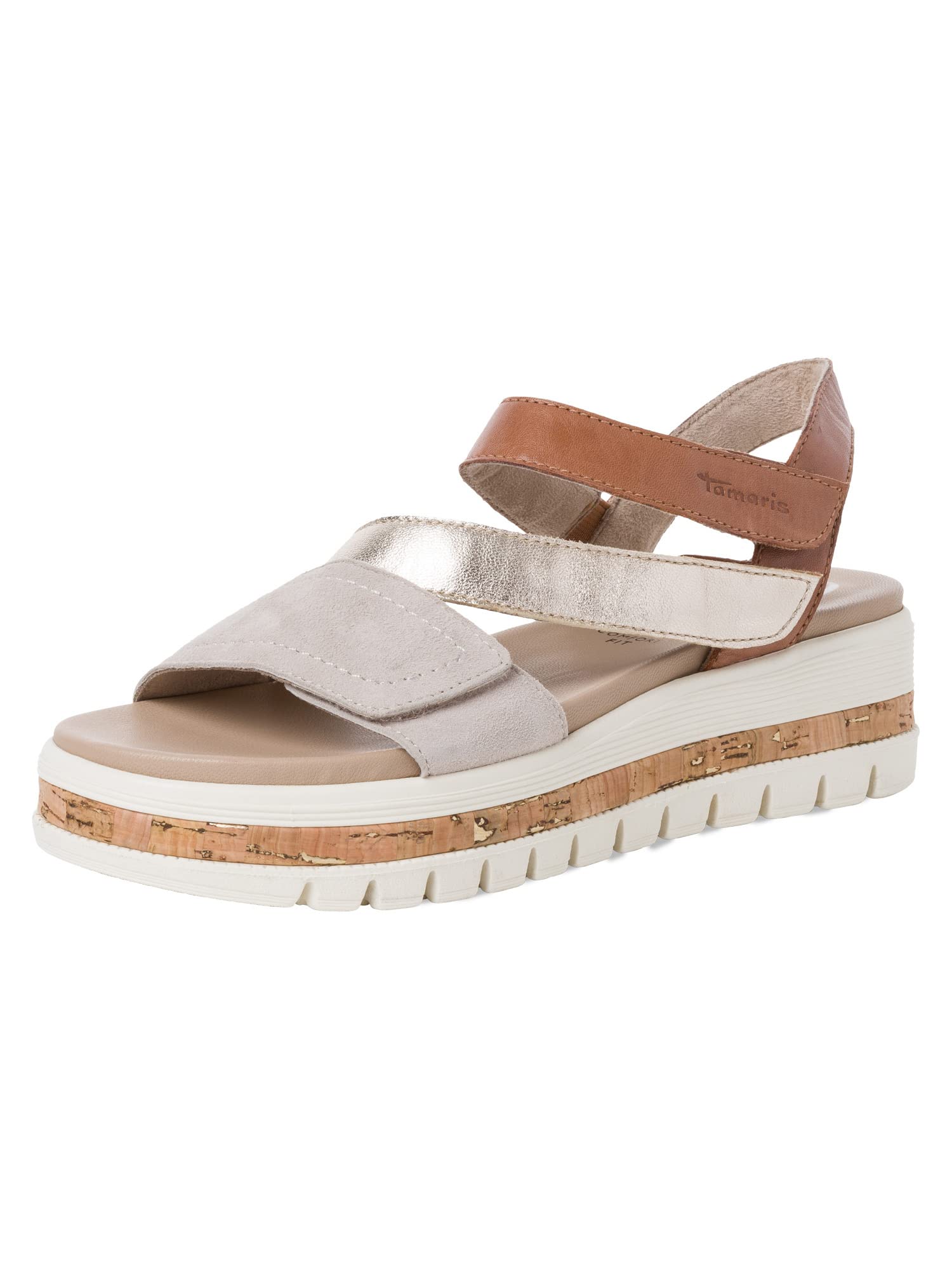 Tamaris Scarpe Donna Con Tacco, In Pelle, Tacco 3.2 Cm, Plateau 2.5 Cm, Taglia EU - Modello Comfort Fit 8-8-83706-20
