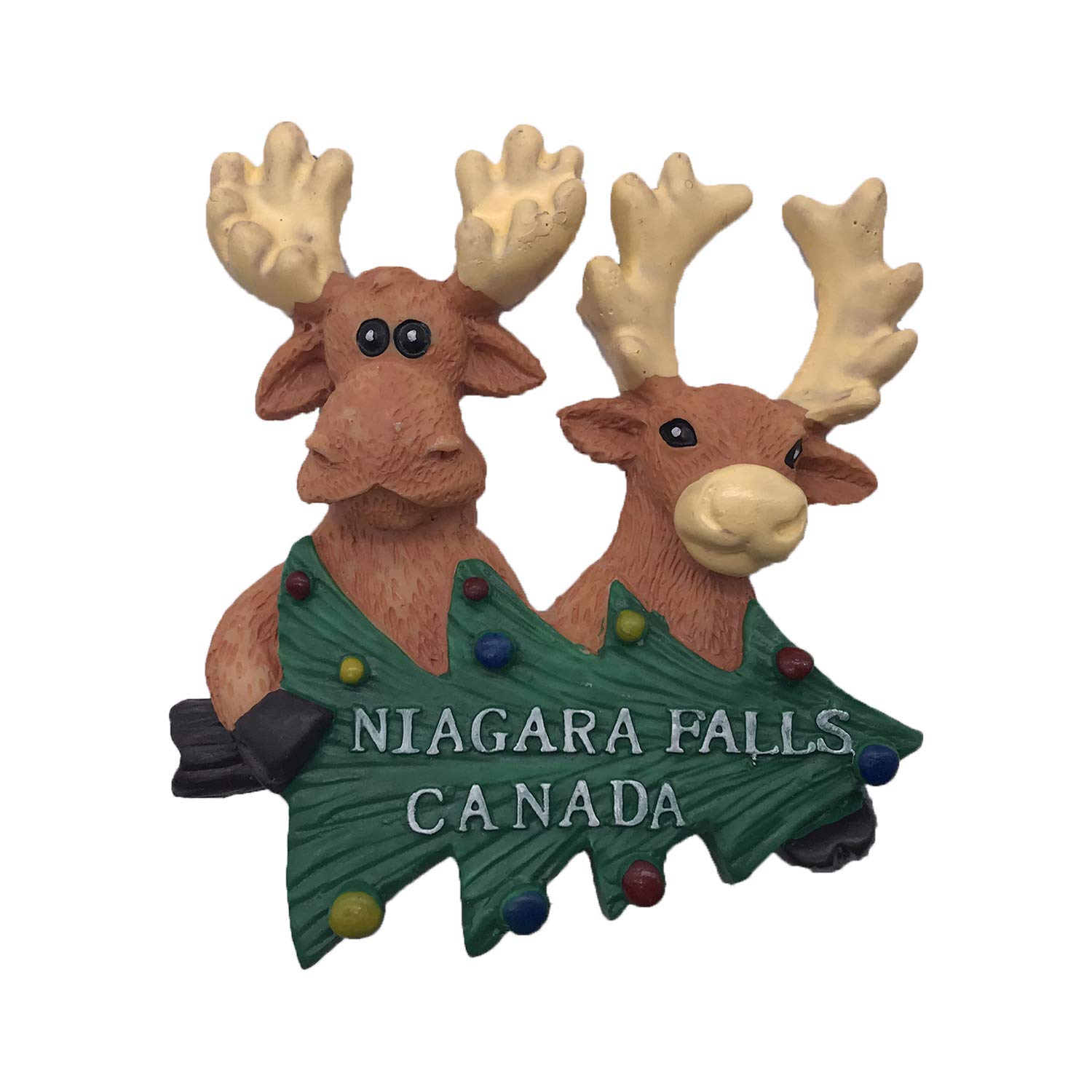Wedarego Canada Niagara Falls 3D Elk Refrigerator Magnet Tourist Souvenirs Resin Magnetic Stickers Fridge Magnet Home & Kitchen Decoration From China