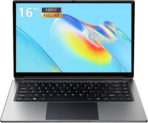 laptop 16-inch 8GB DDR 256GB SSD portable laptop computer, expandable