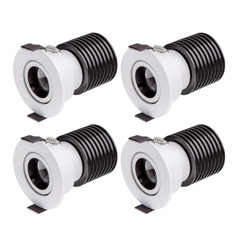 Foco LED empotrado de 4 piezas para solucionar zonas oscuras en pasillos y dormitorios