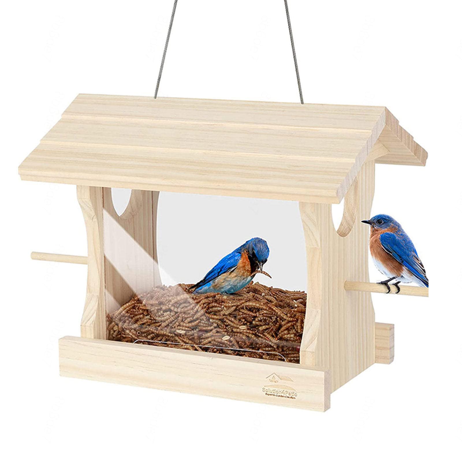 Vogelstangen-Nest-Spielständer, interaktiver Spielplatz für Fitnessstudio/Papagei, Vogelstangen-Plattformständer, Schaukelbrücke, für Kleintiere, Papageien