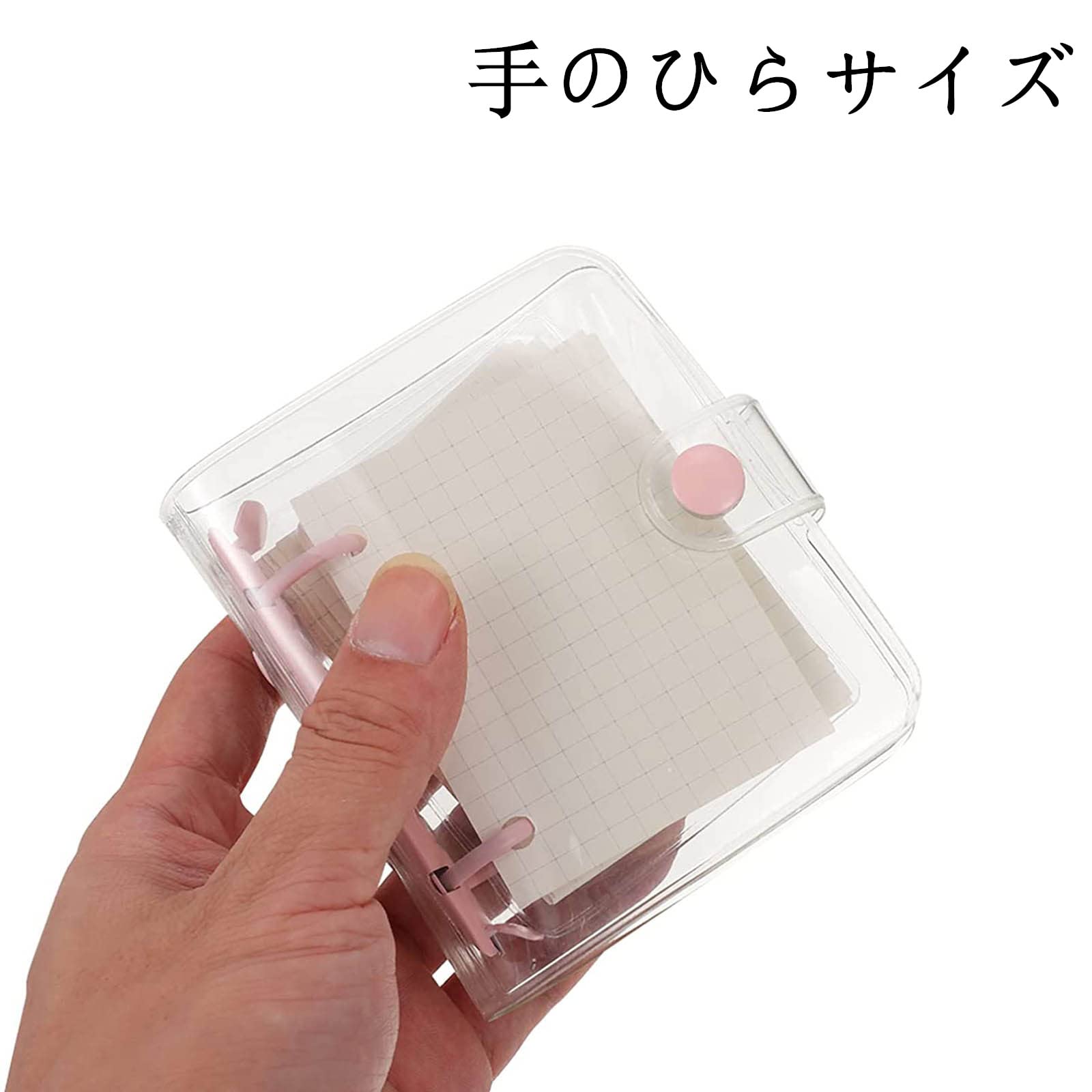 Amazon.co.jp: ミニシステム手帳 3穴バインダー 可愛い 防水