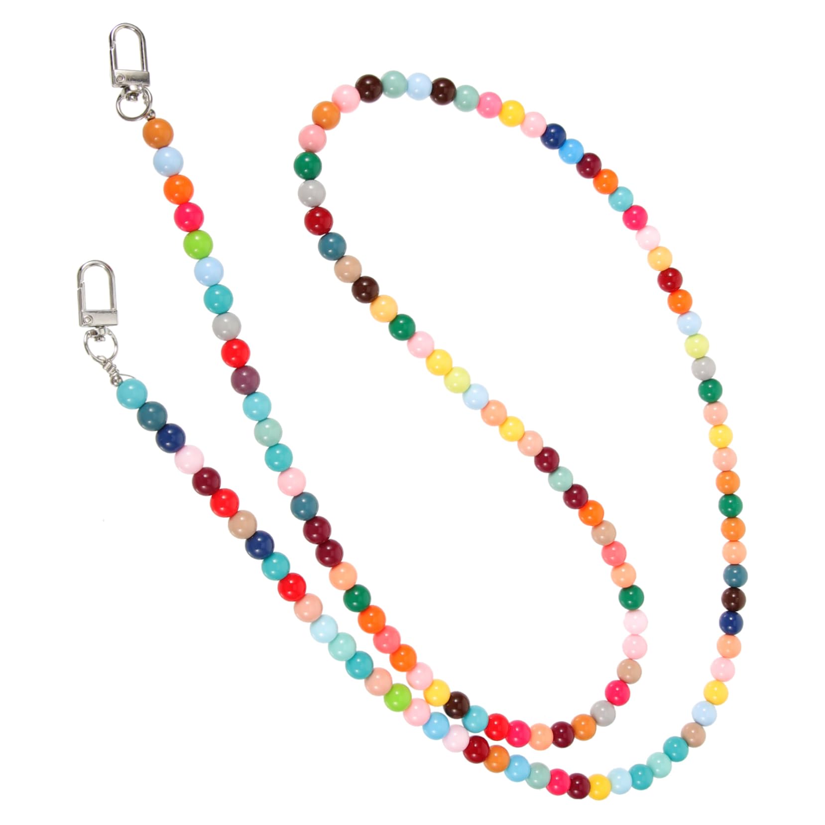 Angoily Buckle Mobile Phone Chain Cell Phone Crossbody Strap Beaded Keychain Wristlet Usb Lanyard Wristlet Strap Lanyard Neck Lanyard Keychain Lanyard Plastic Phone Case -fall