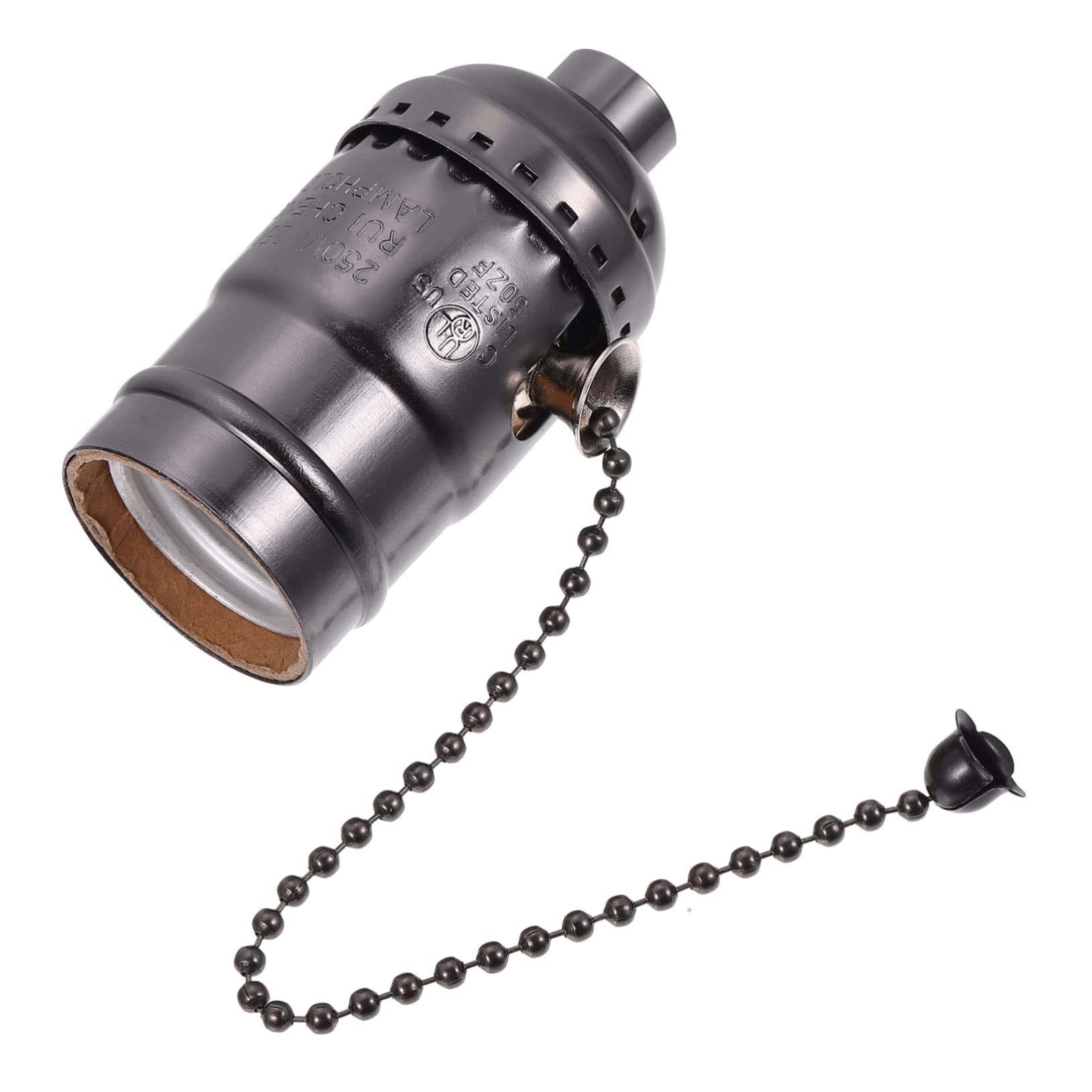OSALADI 6stücke Retro e Lampenfassung Aus Aluminium Mit Zugschalter Vintage Lampenhalter Für Glühbirnen Für Pendelleuchten Und Projekte Schafft Gemütliche Atmosphäre