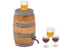 Charming Miniature Wooden Barrels for Decor and Party
