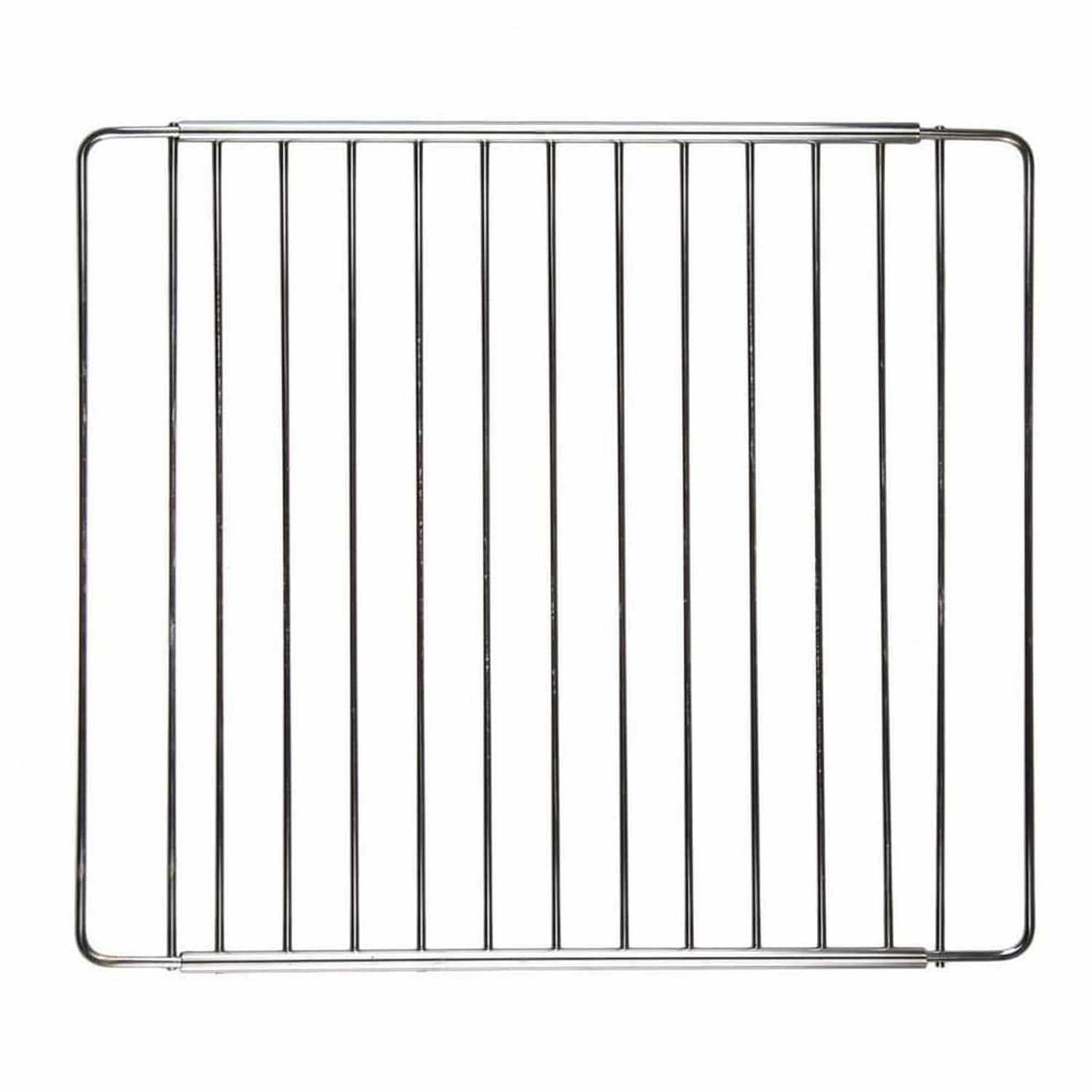 CHEFZOCO Bandeja extensible para horno, Parrilla ajustable para horno, Rejilla extensible Horno, Bandeja horno universal, Apta par a la mayoría horno, ancho de 350 a 560 mm, Fondo fijo 318mm