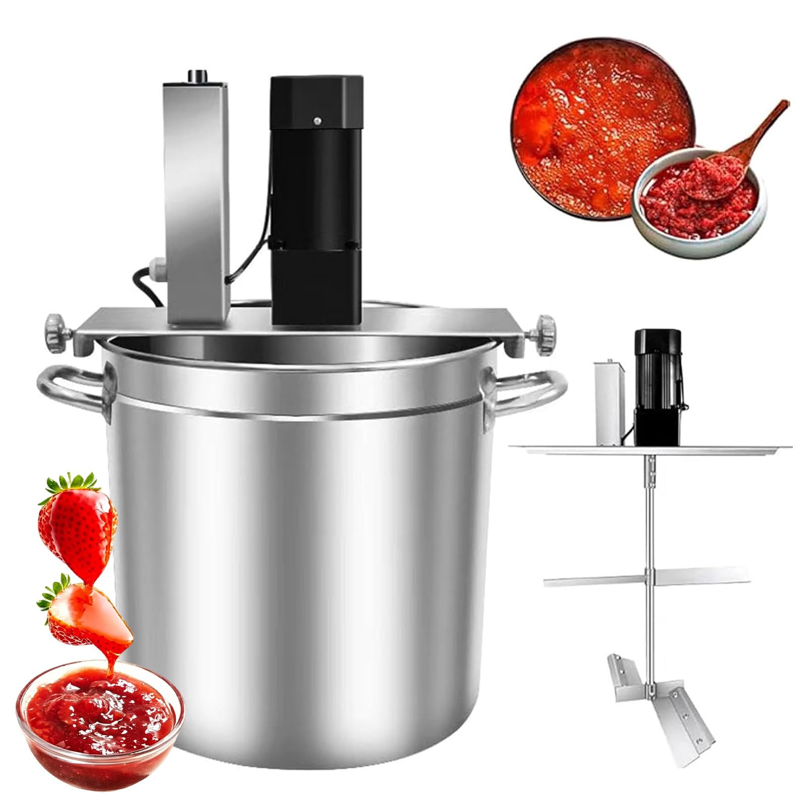 Mezclador automático Profesional para ollas, 4 Cuchillas 80L