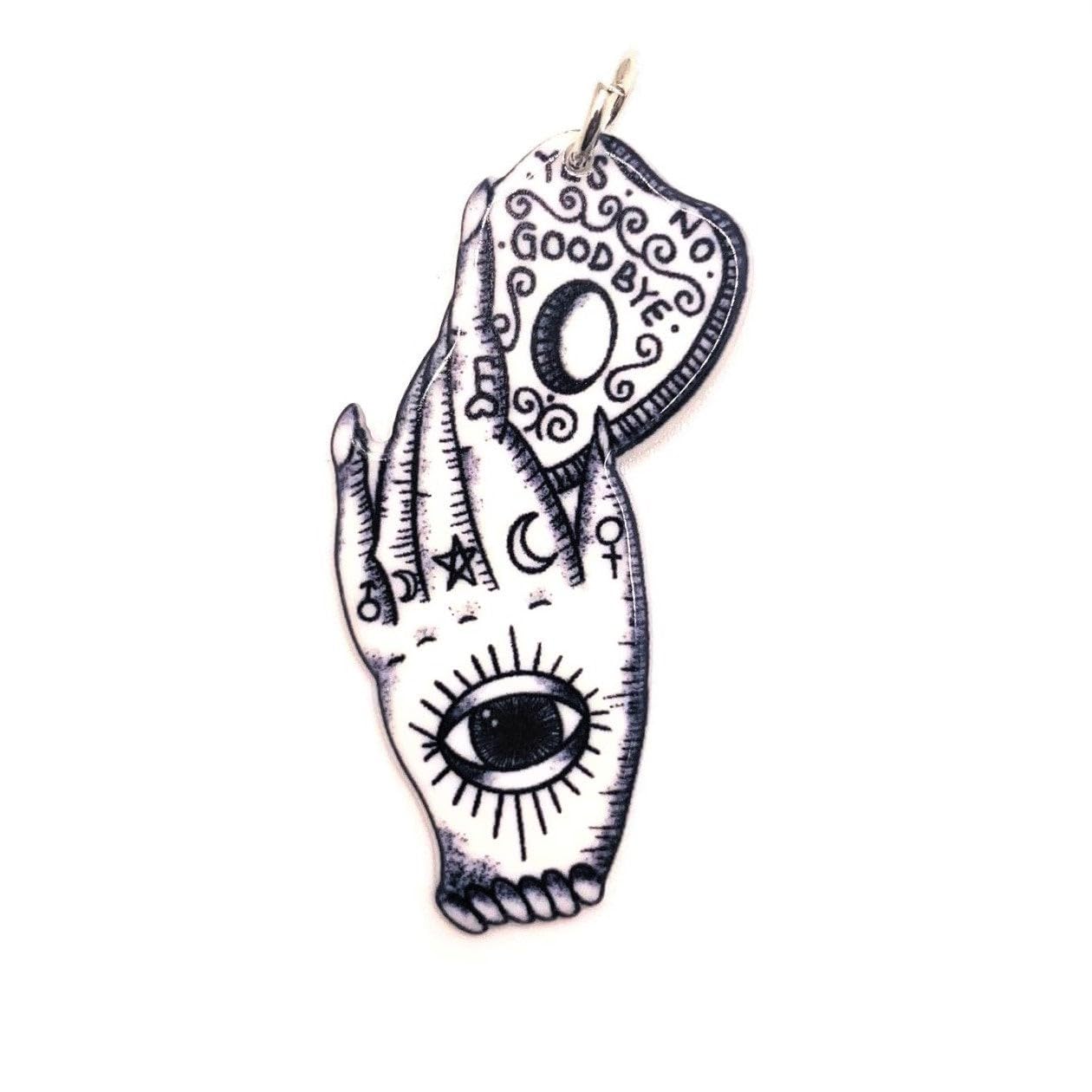 Large White Ouija Divination Fortune Teller Hands -20 Pieces