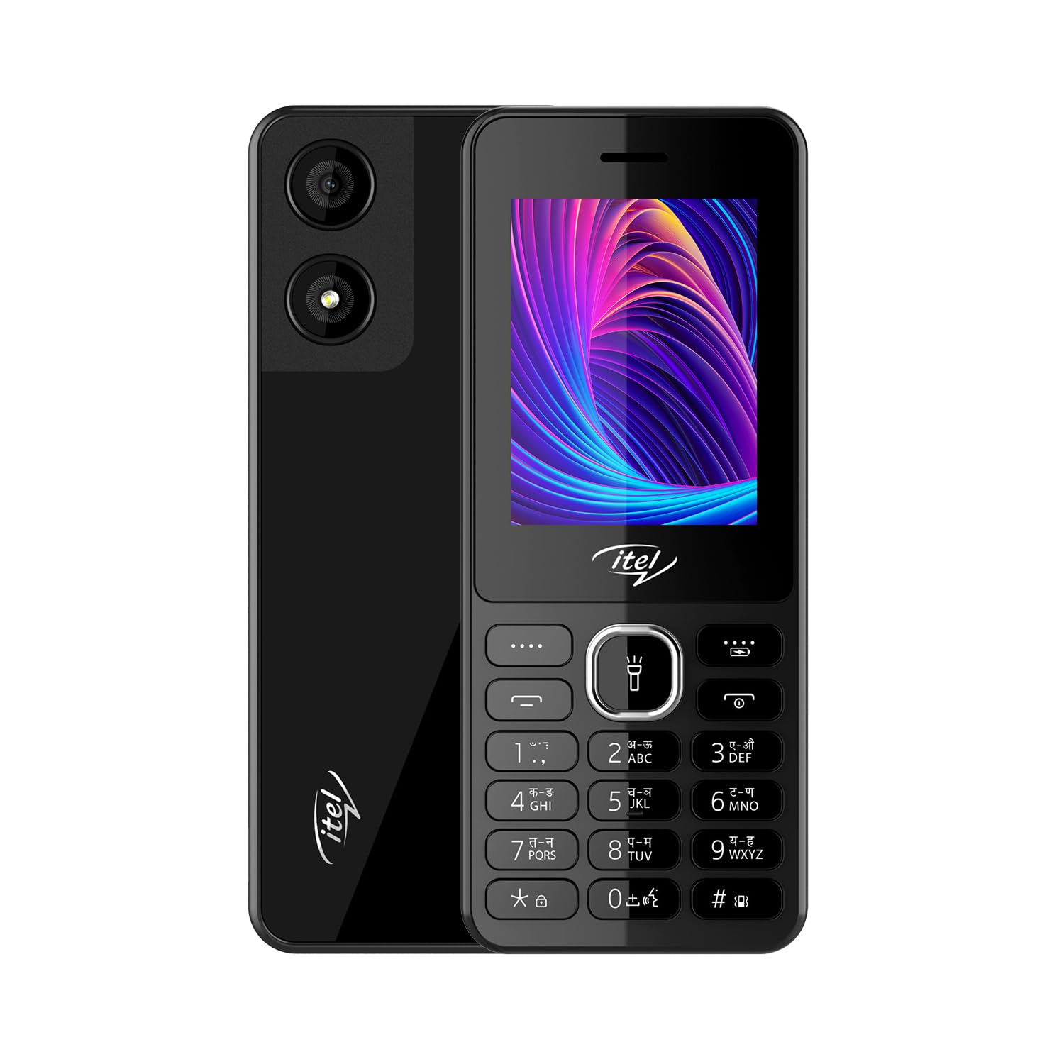 itel it5262-2.4 inch Big Display with Premium Glass Like Back Design, 2000 mAh Battery, Auto Call Recording and Type C Charger_ Black-picture-33