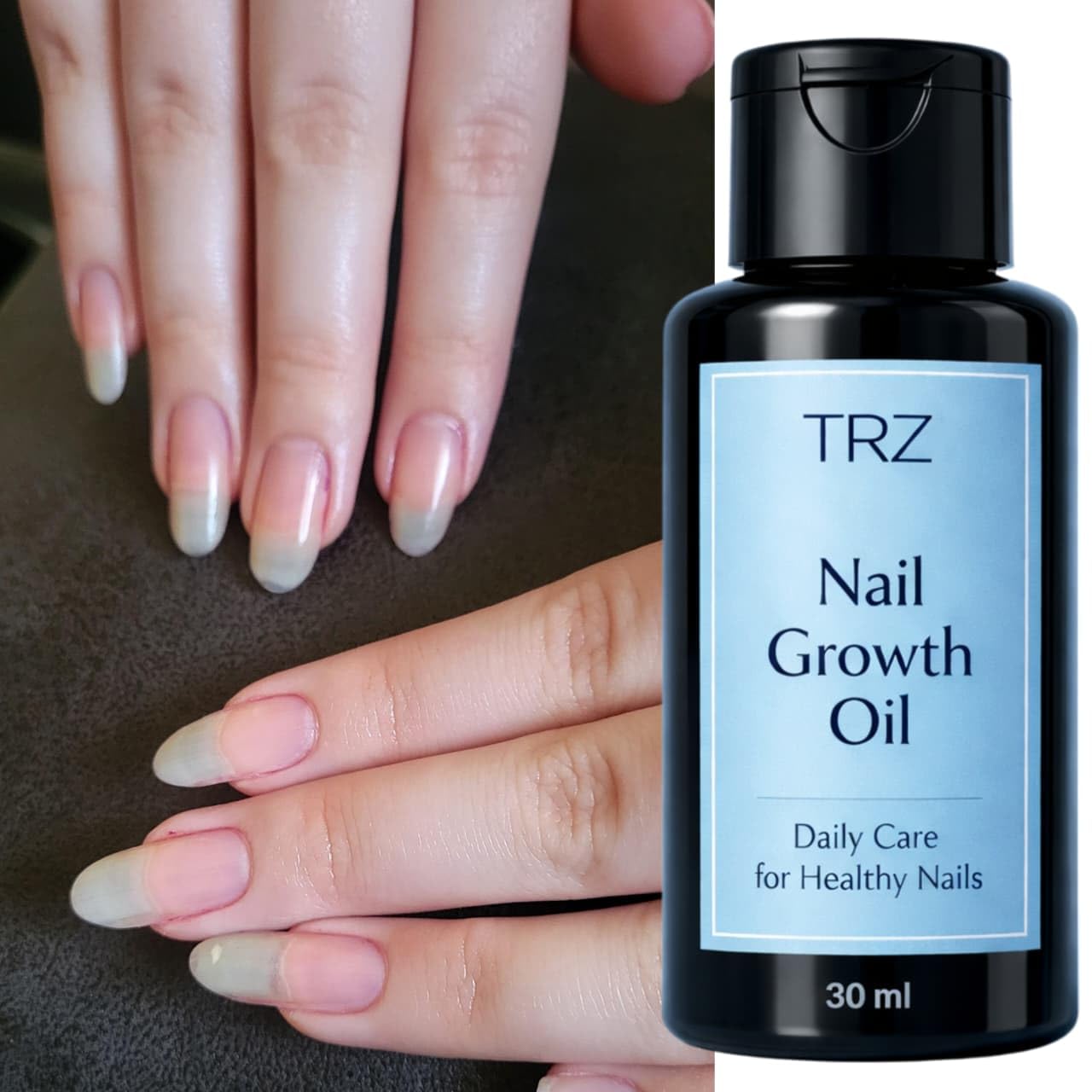 TRZ 100% Natural Nail Growth Strengthening Oil | Nail Thicker Oil TRZ Nail Oil – For Nail Growth |Long,Strong Nail |Repair Break Nail & Cuticle Yellow (30 ml) (30 ml)-image-30
