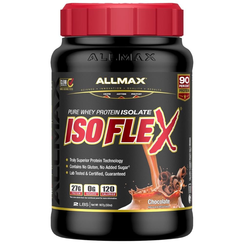 ALLMAX Nutrition,Isoflex Pure Whey Protein (Chocolate,907g)
