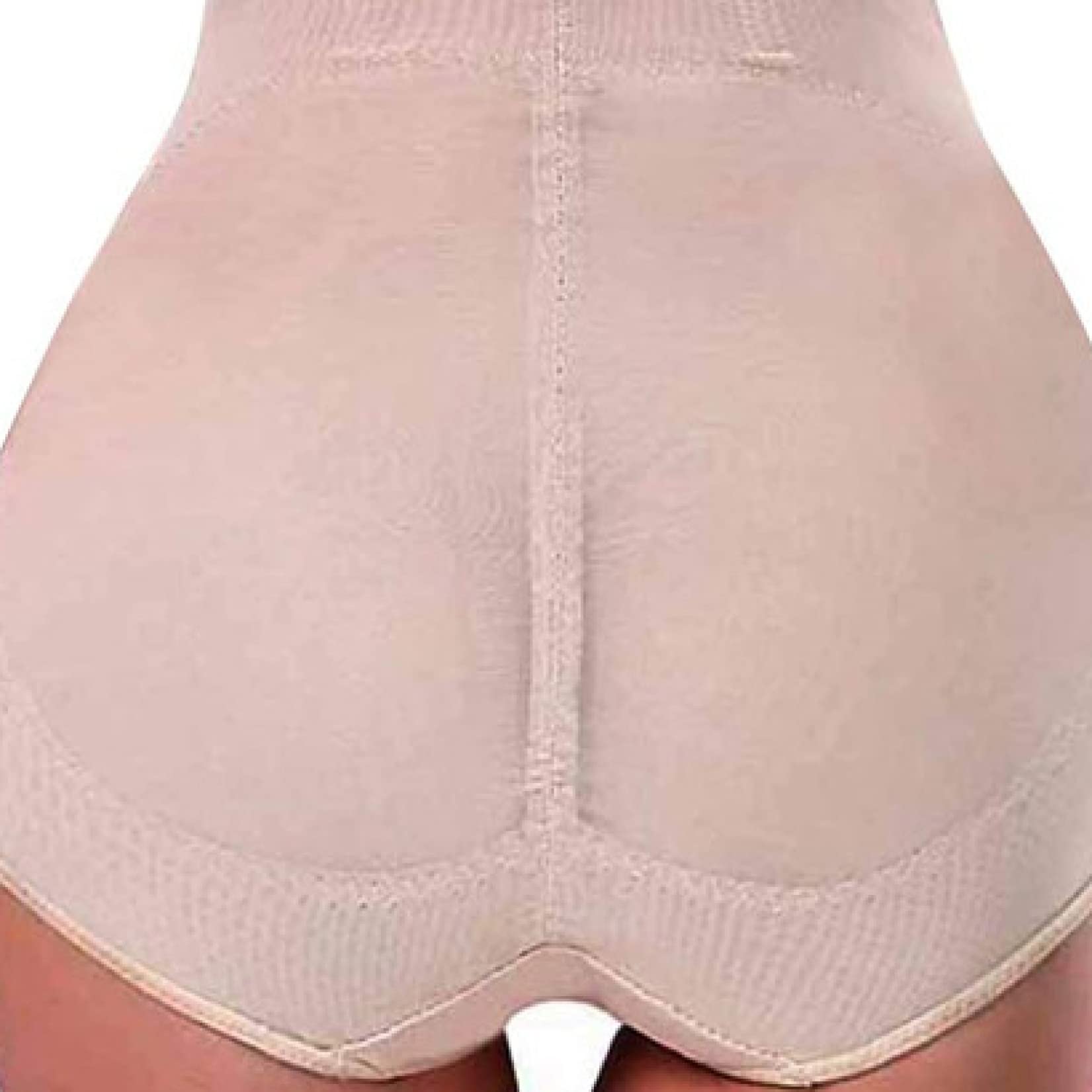 Faja Reductora De Cintura Alta para Mujer, Ropa Interior De Vestir, Bragas De Control De Abdomen Firme con Ganchos, Moldeadora Corporal, Levanta Glúteos..Sexy Apricot-X-Large