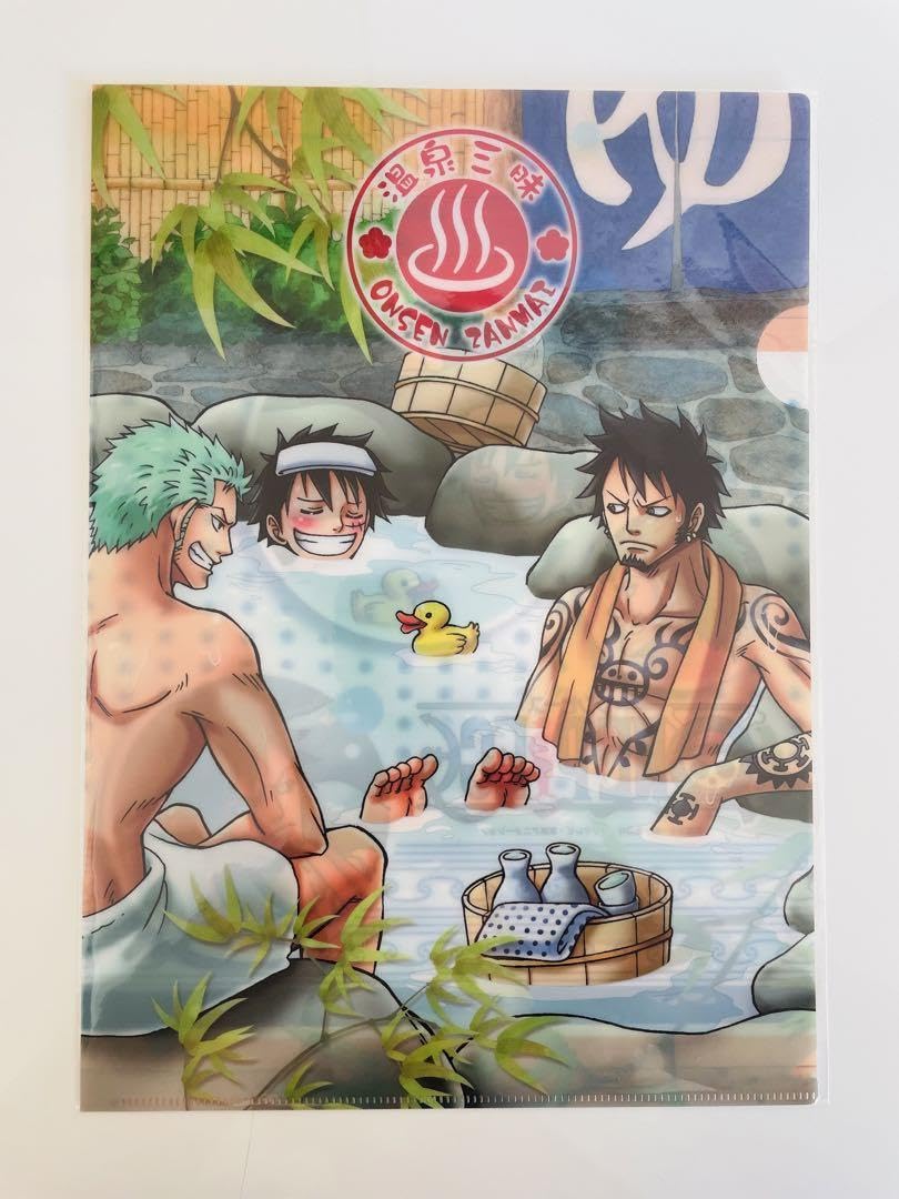 Amazon.co.jp: 【】ワンピース 温泉限定 クリアファイル いい湯だな