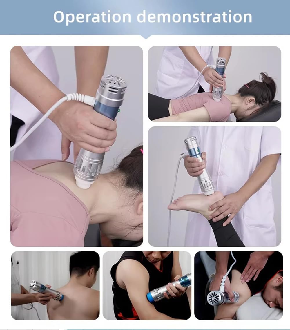 Instrumento de fisioterapia de ondas de choque para la disfunción eréctil, Relajación muscular, Tratamiento de la fascitis plantar frecuencia Ajustable 1-16HZ Y Energía 60-200MJ