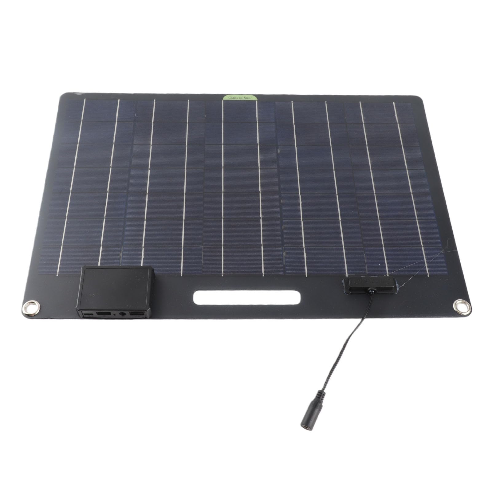 CCYLEZ Pannello Solare Portatile 100W, Ricarica Rapida 12V/24V per Camper | Silicio monocristallino ad alta efficienza, doppie uscite USB, soluzione energetica ecologica