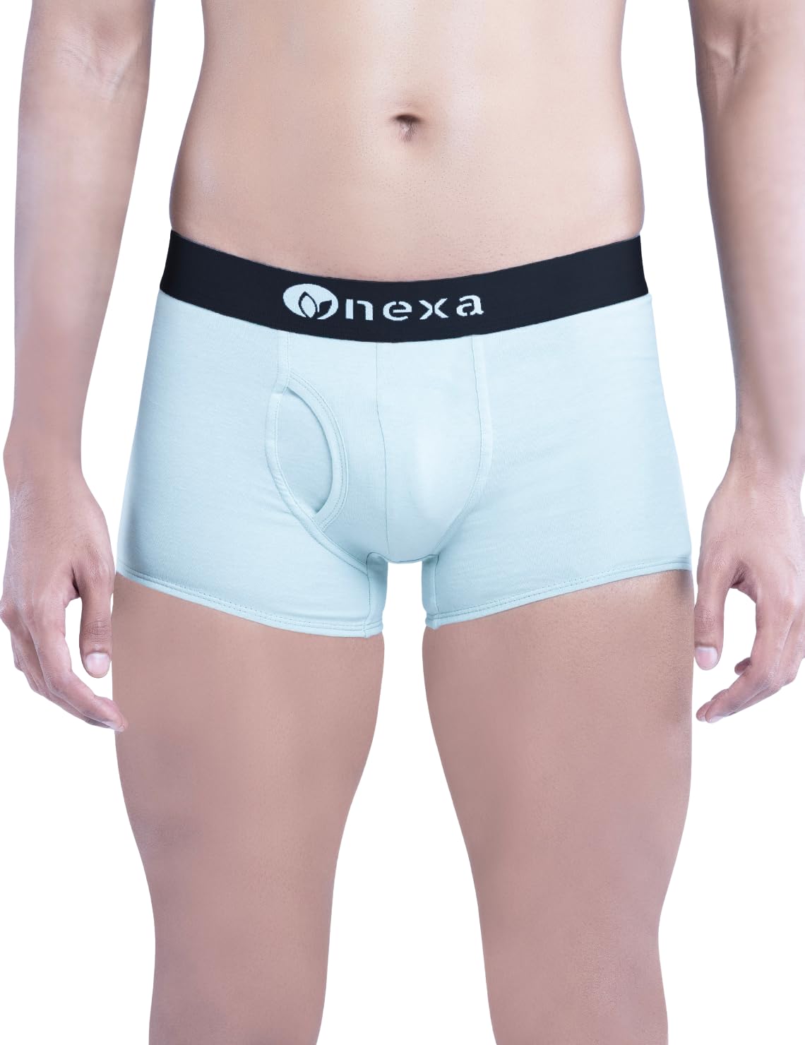 onexa Men 100% Super Combed Cotton Trunk | Brief Underwear with Nylon Spandex Waistband | Elastic Leg Opening (MidTrunk#5020)-picture-48