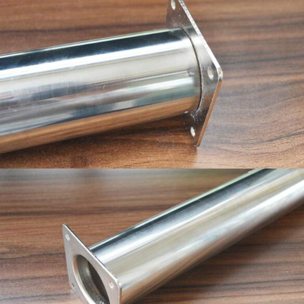 Gambe del Tavolo da Pranzo Piedini di Supporto per mobili in Acciaio Inox Piedini Regolabili per scrivania per Computer con Accessori di Montaggio