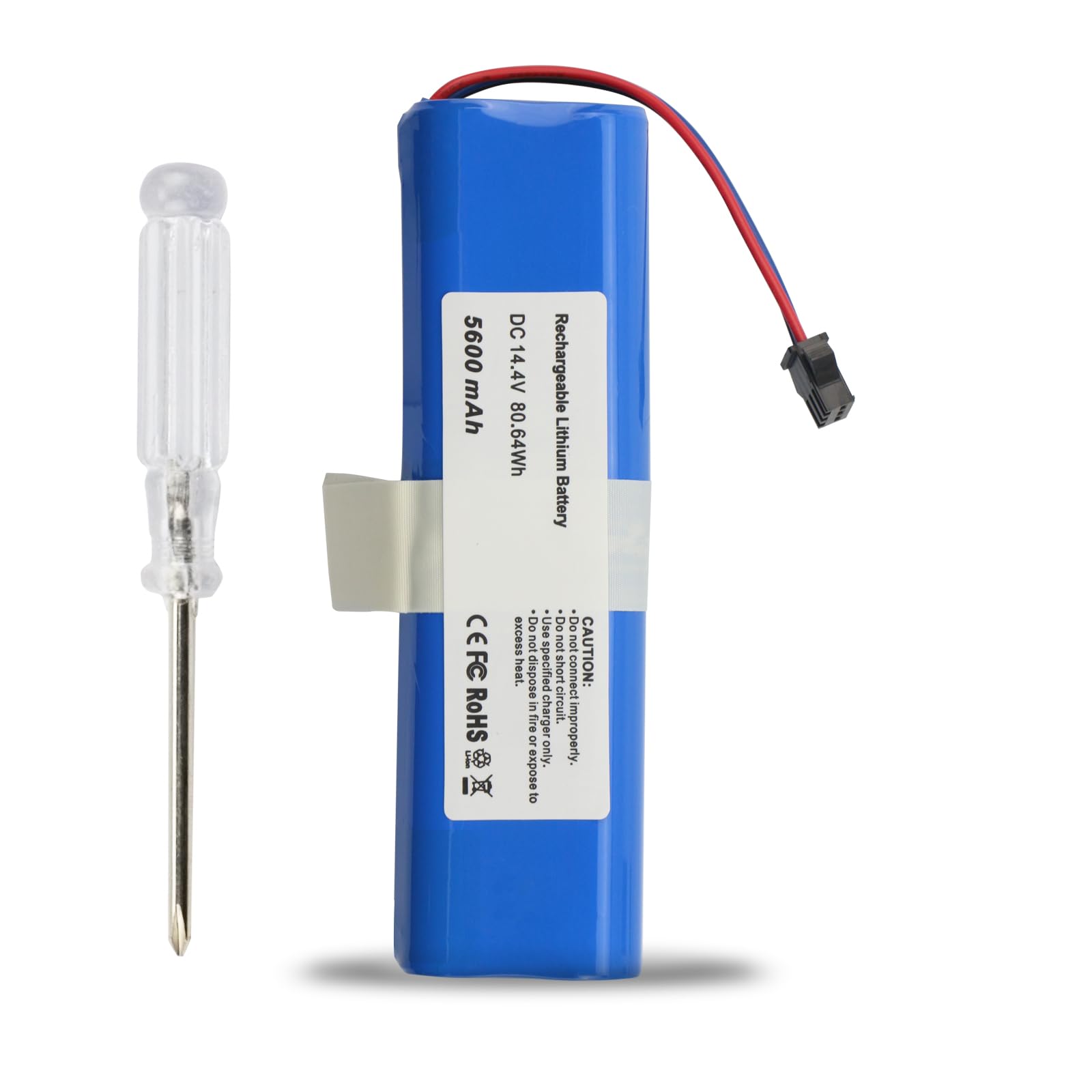 NR18650 M26-4S2P Battery Replacement for Lydsto R1, Proscenic M7 Pro, Proscenic M8 Pro, Proscenic M7 Max, Proscenic U6, LDS M7 Pro, Onson J30, Uoni V980 Max, V980 Plus, Roidmi Eve Plus Robot Vacuum