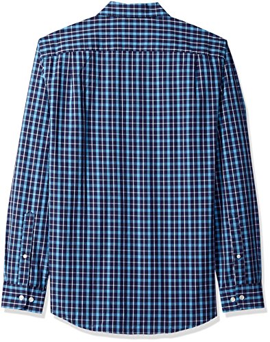 Image of Amazon Essentials Men's Regular-Fit Long-Sleeve Casual Poplin Shirt, Button Front, Business Casual, Collared
