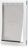 Vista 1 de Puerta de libertad PetSafe, premium, color blanco, L, Blanco