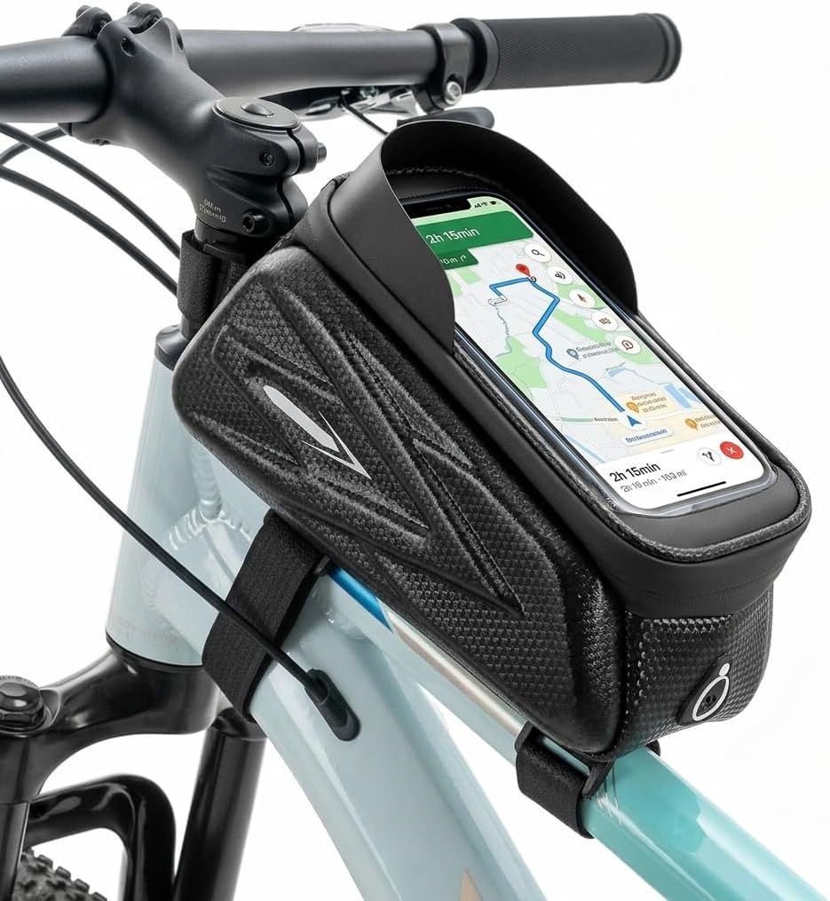 Bike Frame Bag Weather-Resistant Cycling Storage Bags