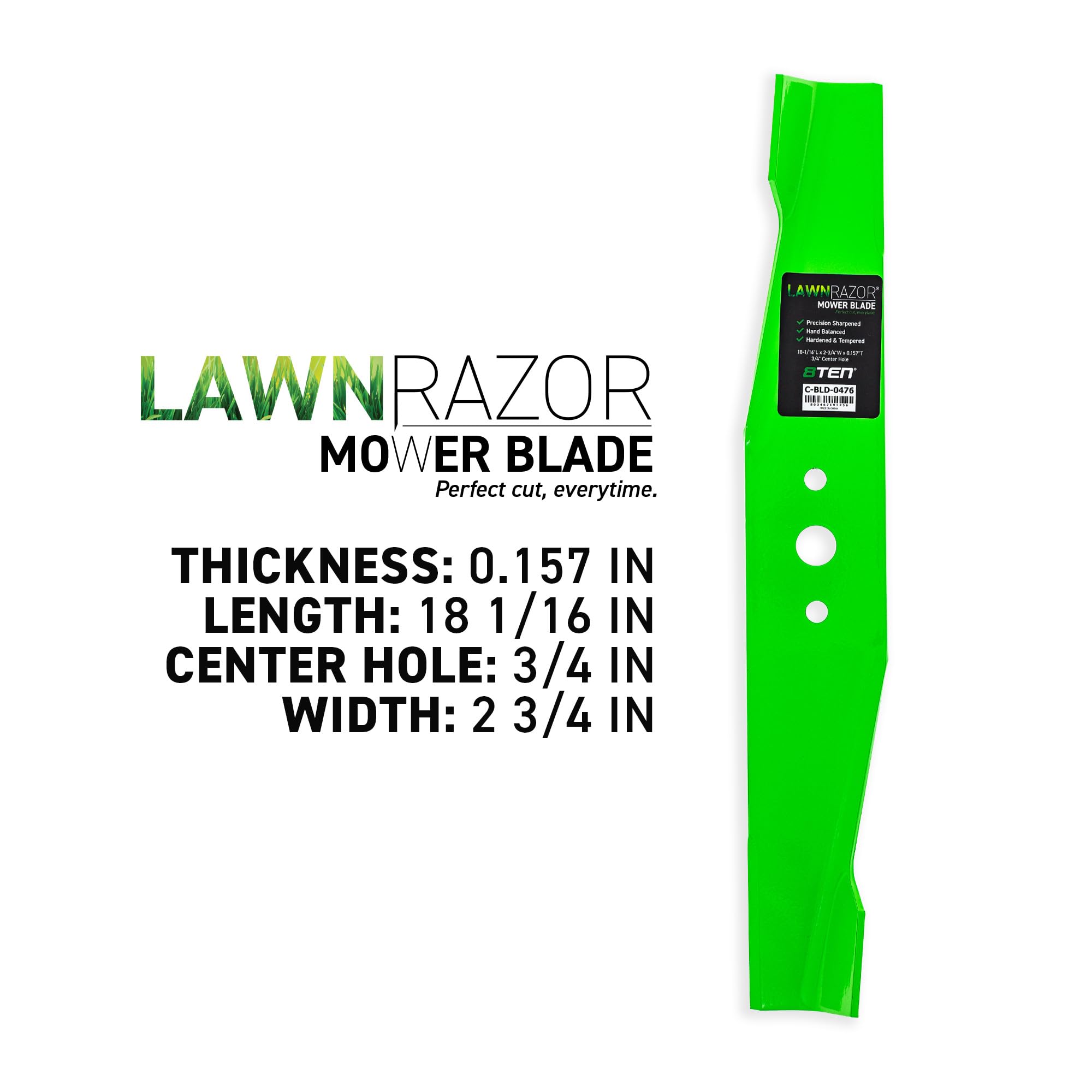 Amazon.com : 8TEN LawnRAZOR Right Hand Blade for Craftsman ZTS7000