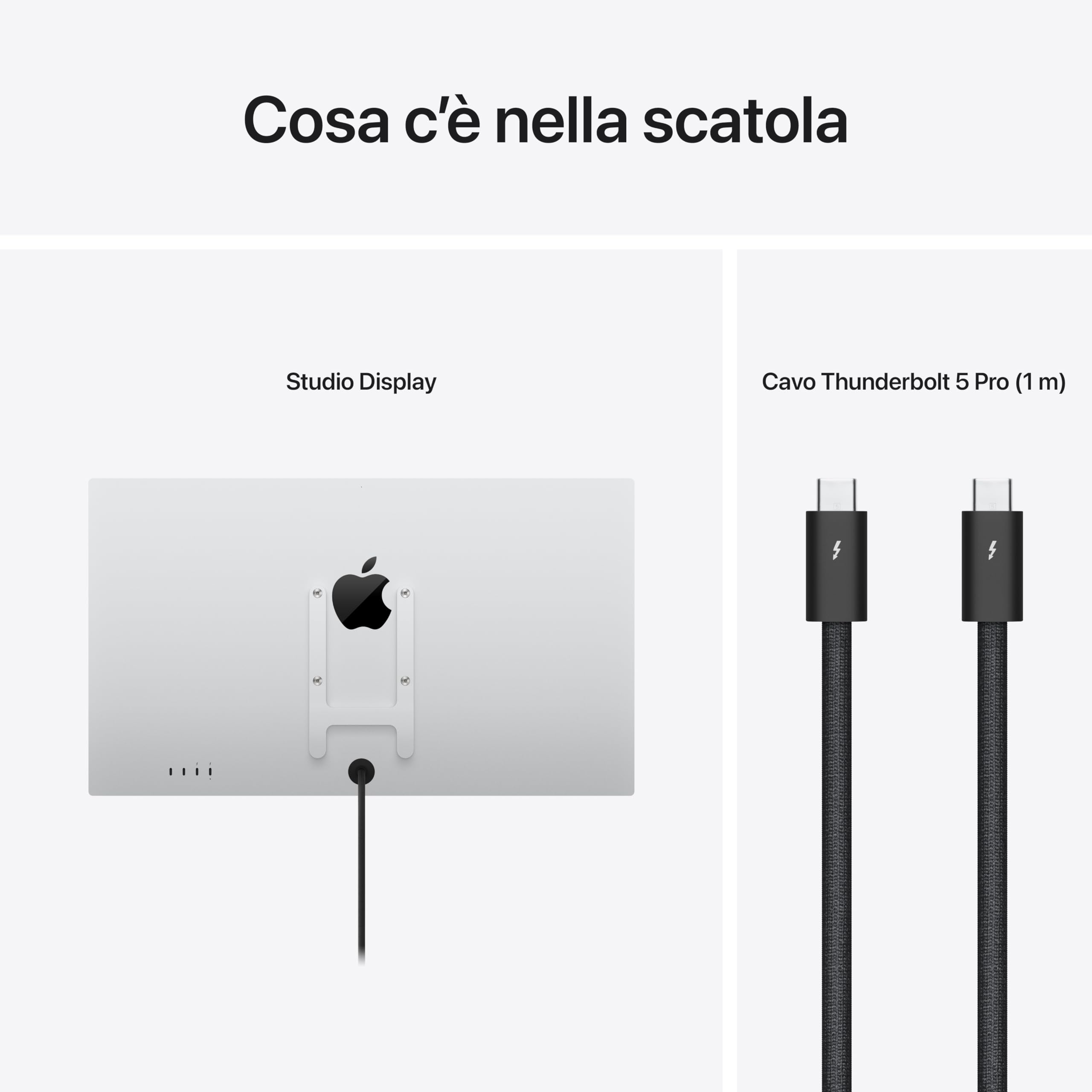Apple Studio Display - Vetro standard - Sostegno a inclinazione regolabile ​​​​​​​(2026)
