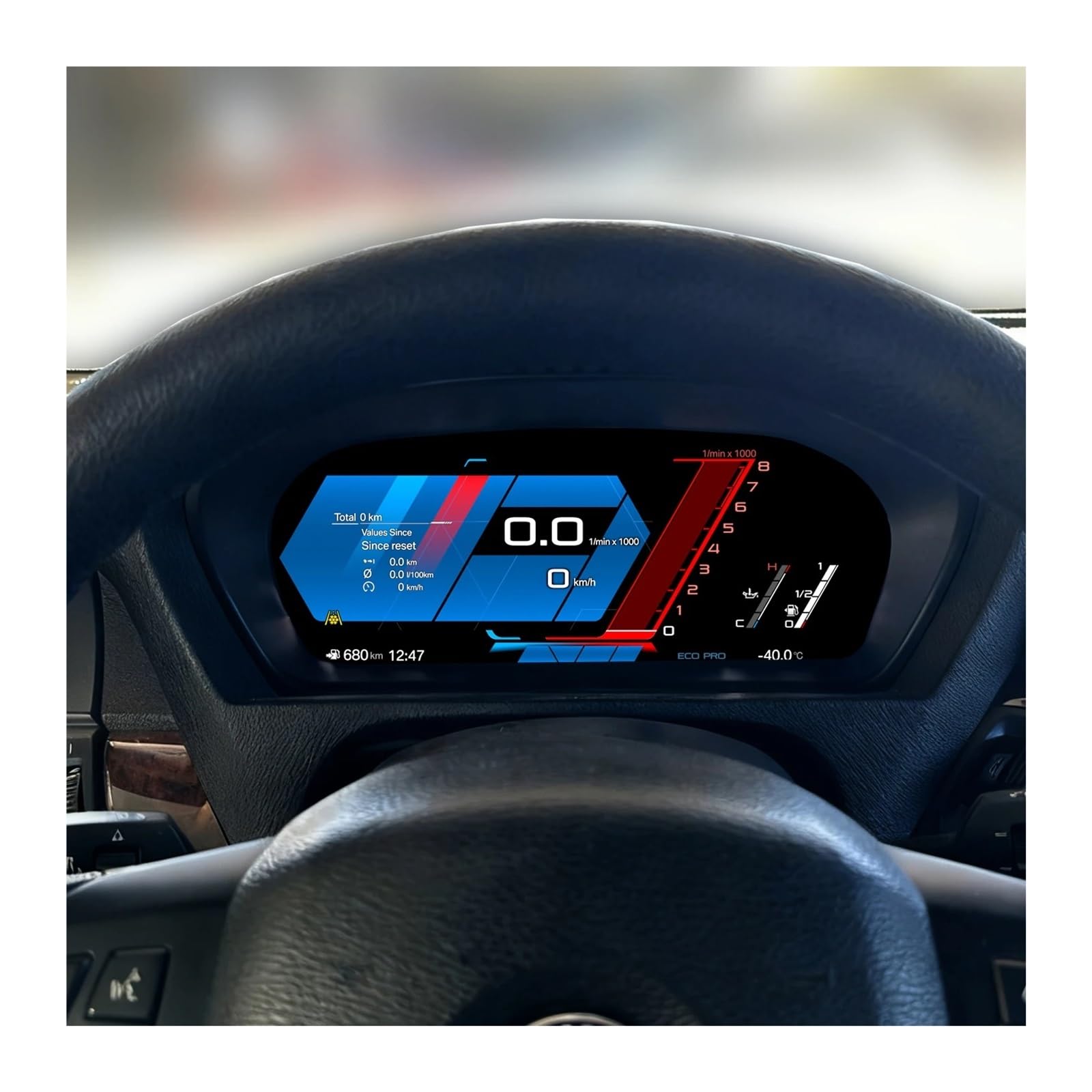 Pantalla velocímetro compatible con BMW X5 X6 E70 E71 12,3 pulgadas LCD digital cabina virtual panel de instrumentos CarPlay grupo de indicadores