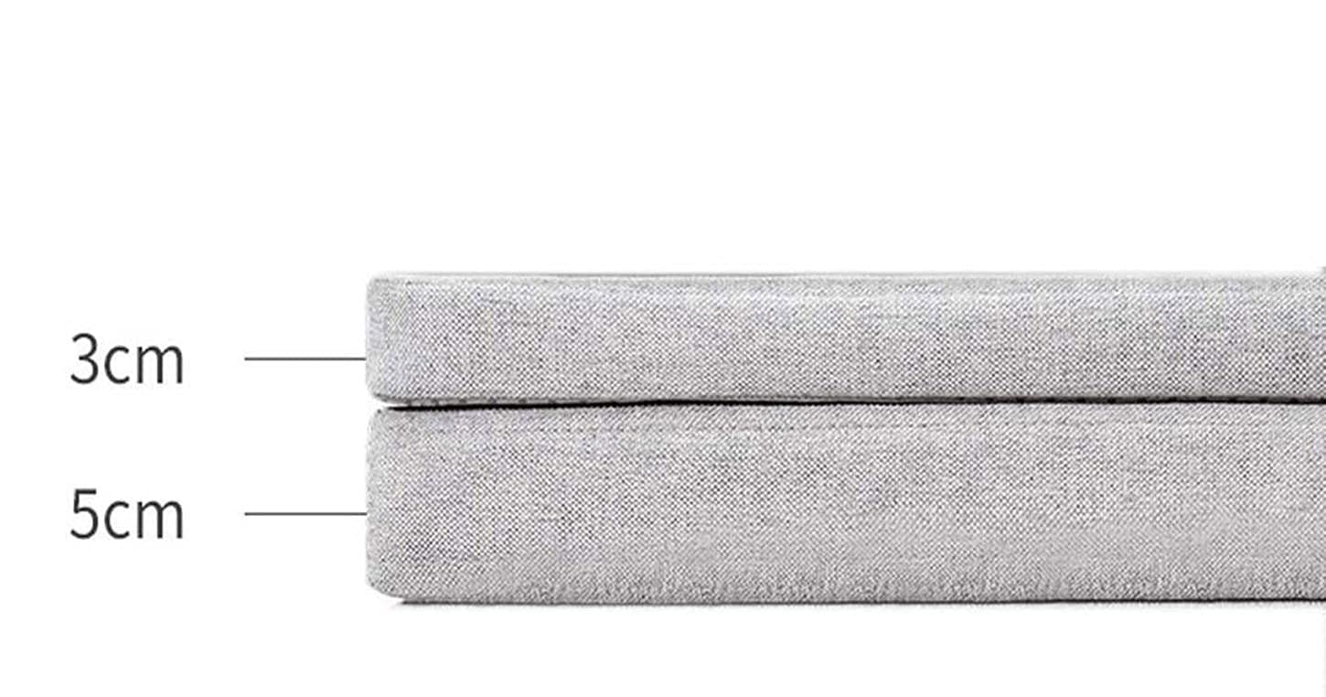 GGoty Bankkissen Für 2- & 3-Sitzer – Gartenbank Auflage 120x50 Cm (5 Cm Dick)