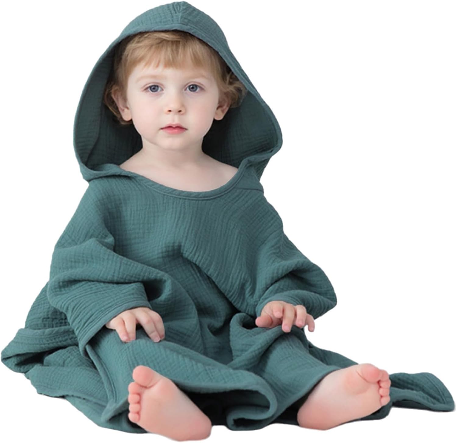 Infant Swim Coverup Boy Girl Hooded Poncho Baby Swimsuit Cover Up for Beach, Pool, Surf